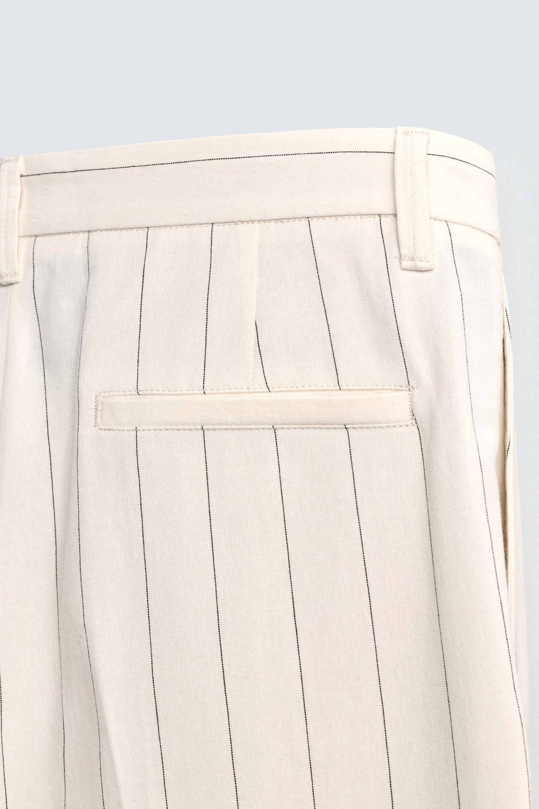 PLEATED STRIPED TROUSERS - Image 10