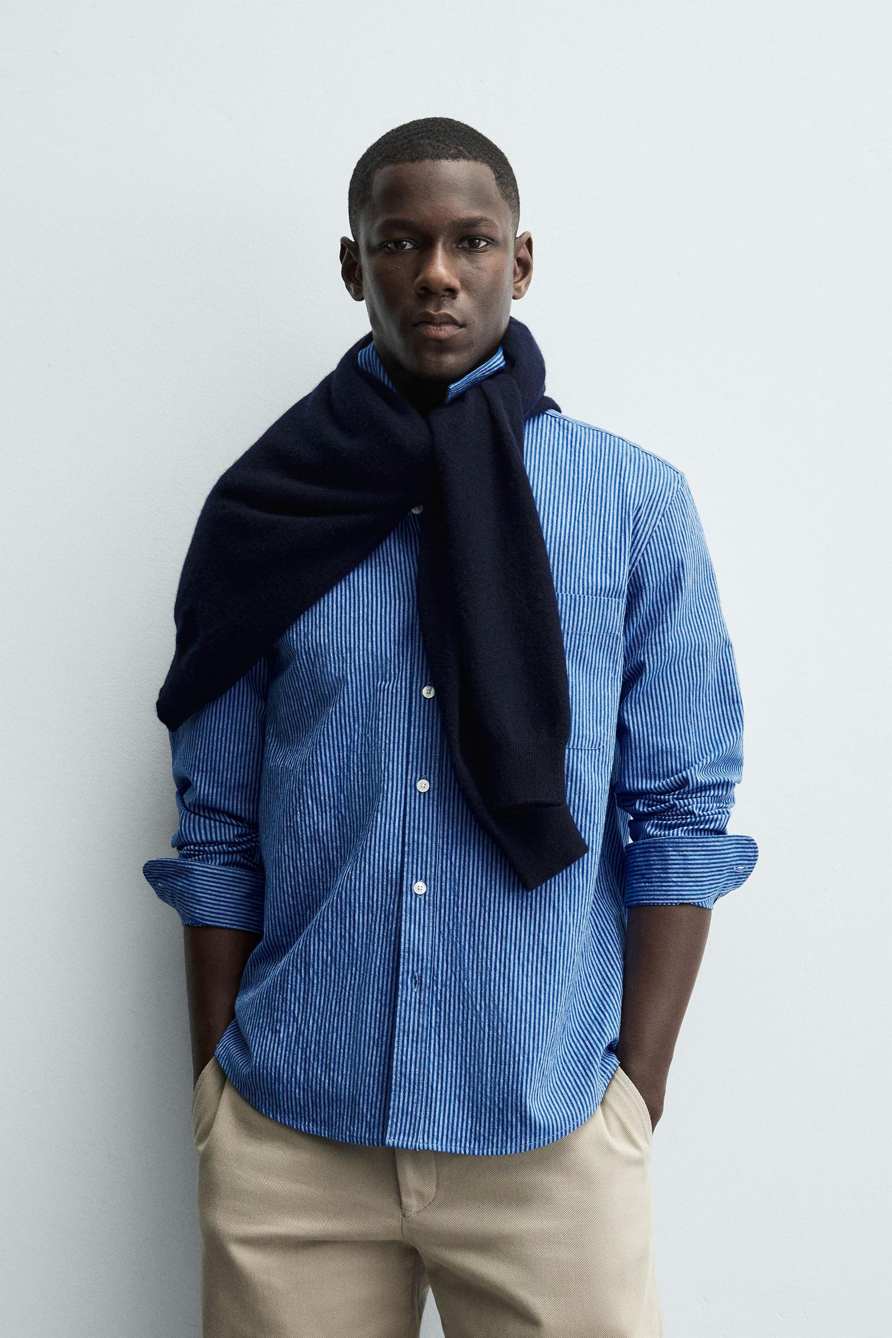 WASHED STRIPED SHIRT - Image 2