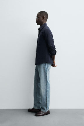 WASHED STRIPED SHIRT - Image 4