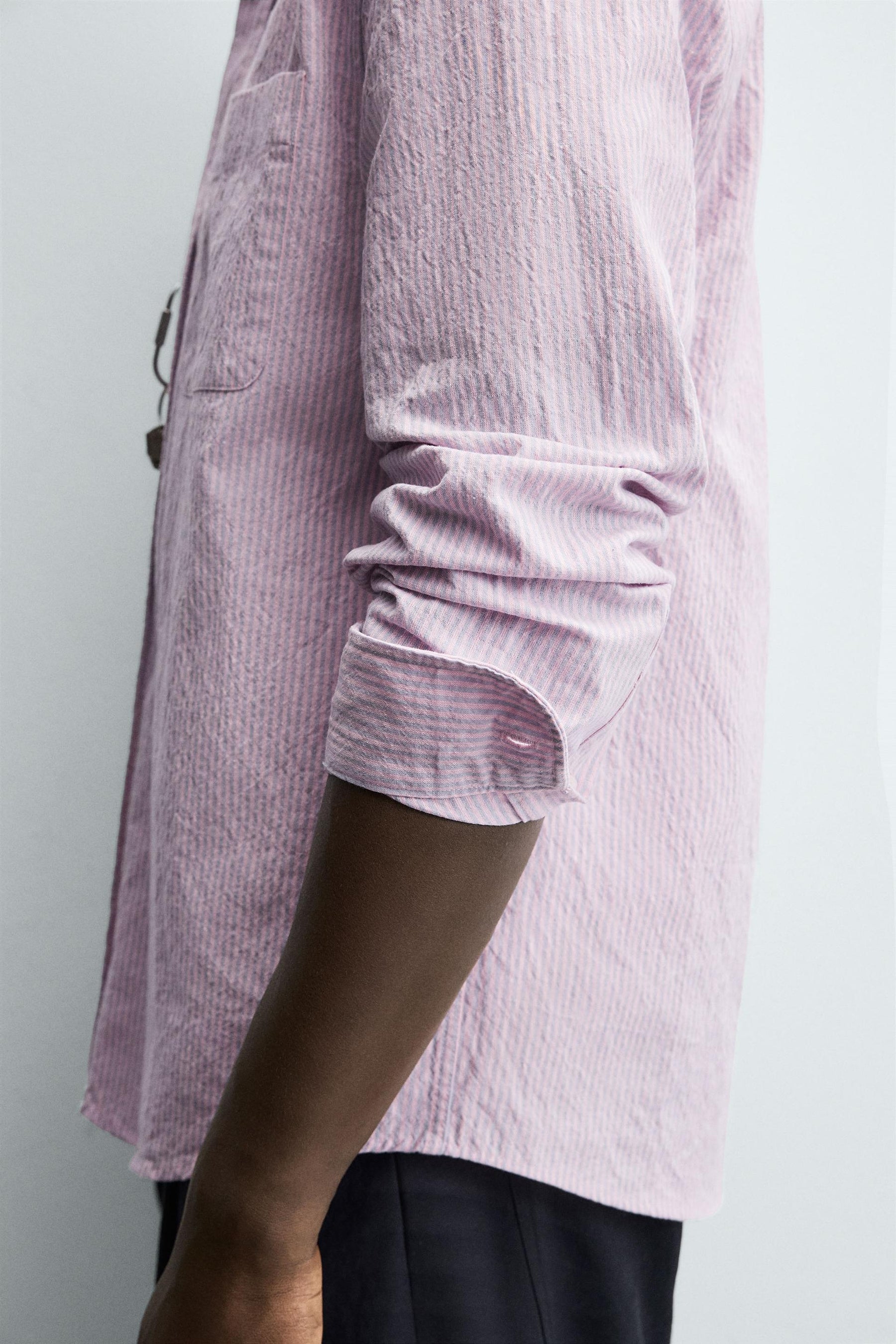 WASHED STRIPED SHIRT - Image 6