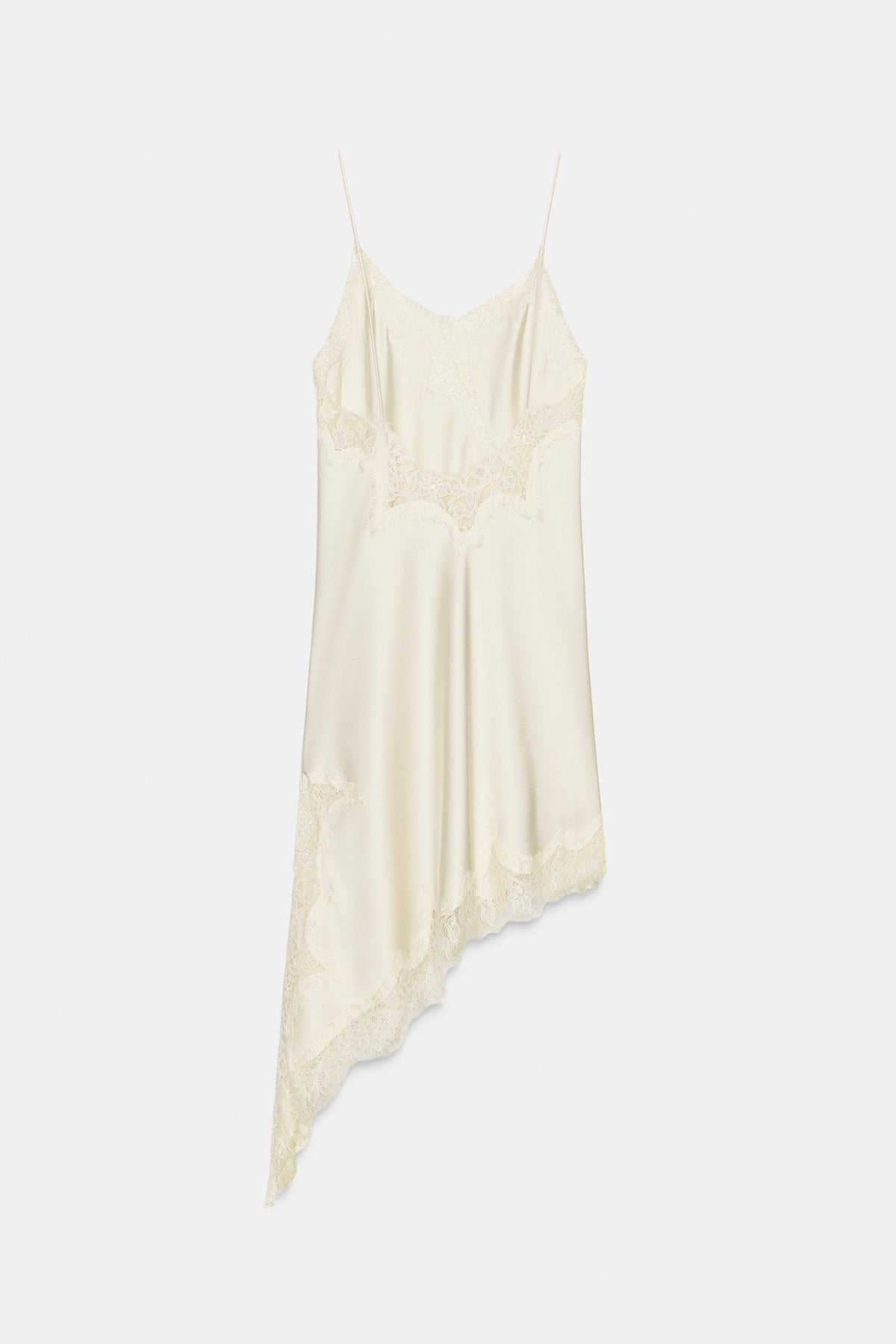 ASYMMETRIC LACE DRESS ZW COLLECTION - Image 2