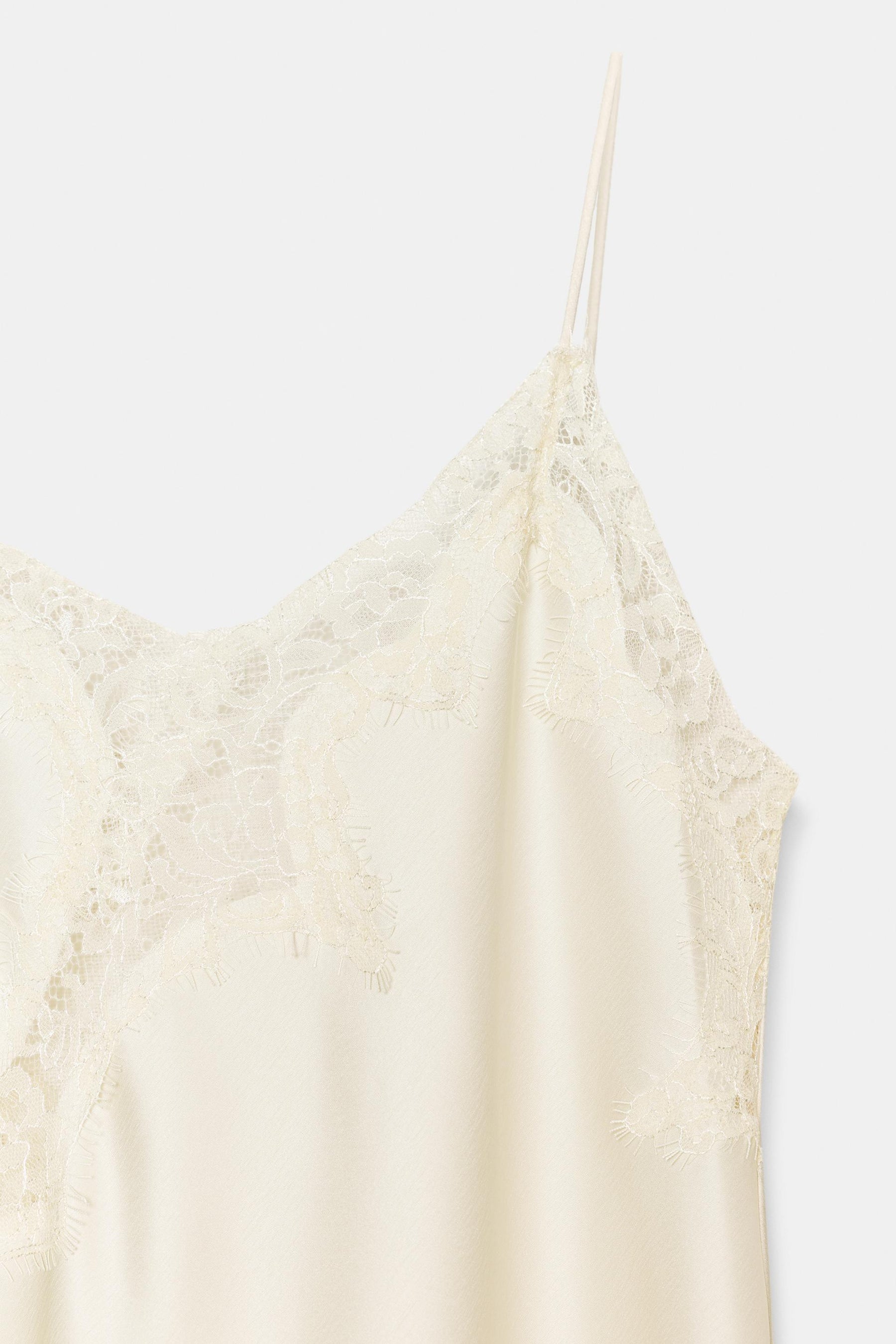 ASYMMETRIC LACE DRESS ZW COLLECTION - Image 3