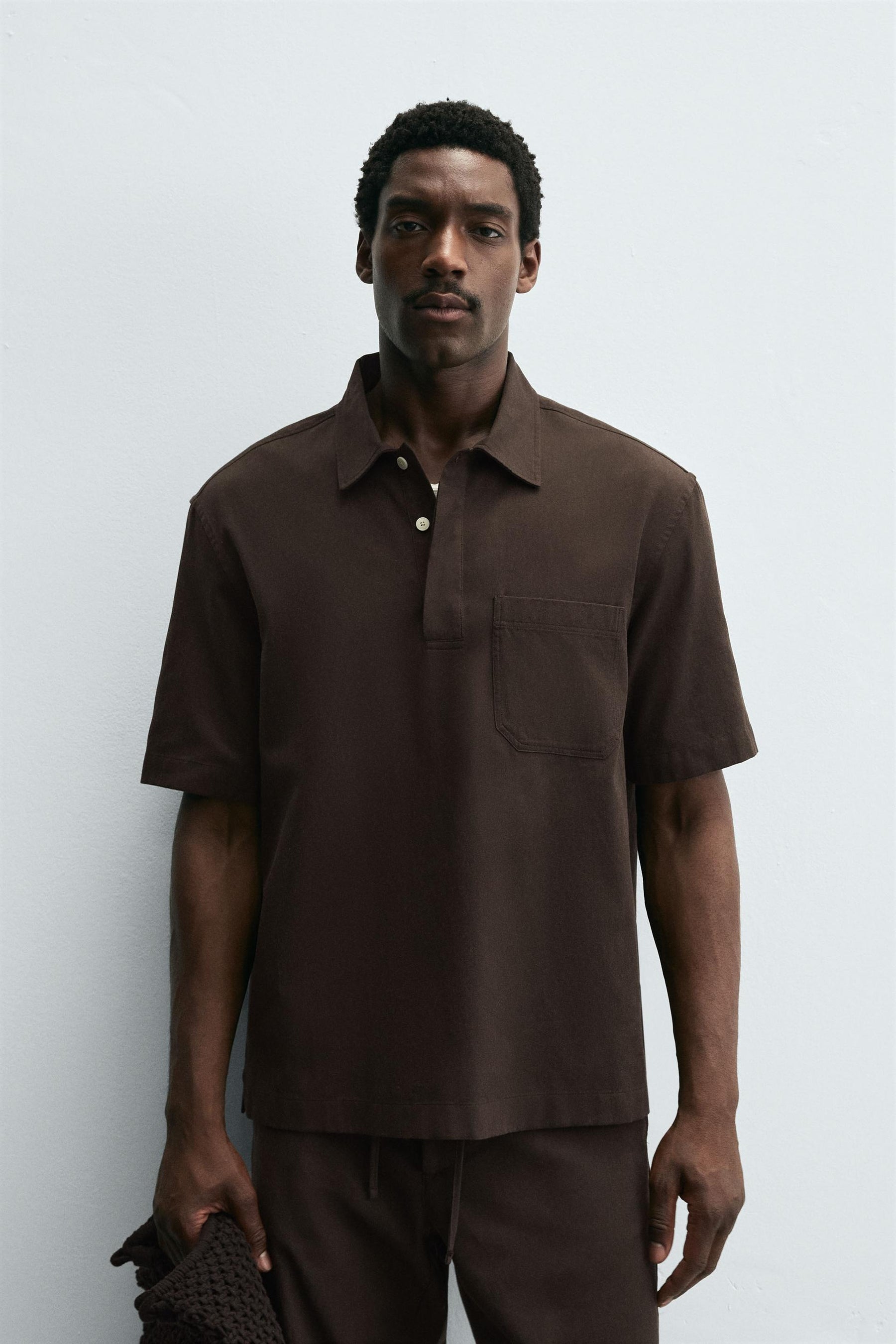 LYOCELL/COTTON POLO SHIRT - Image 2