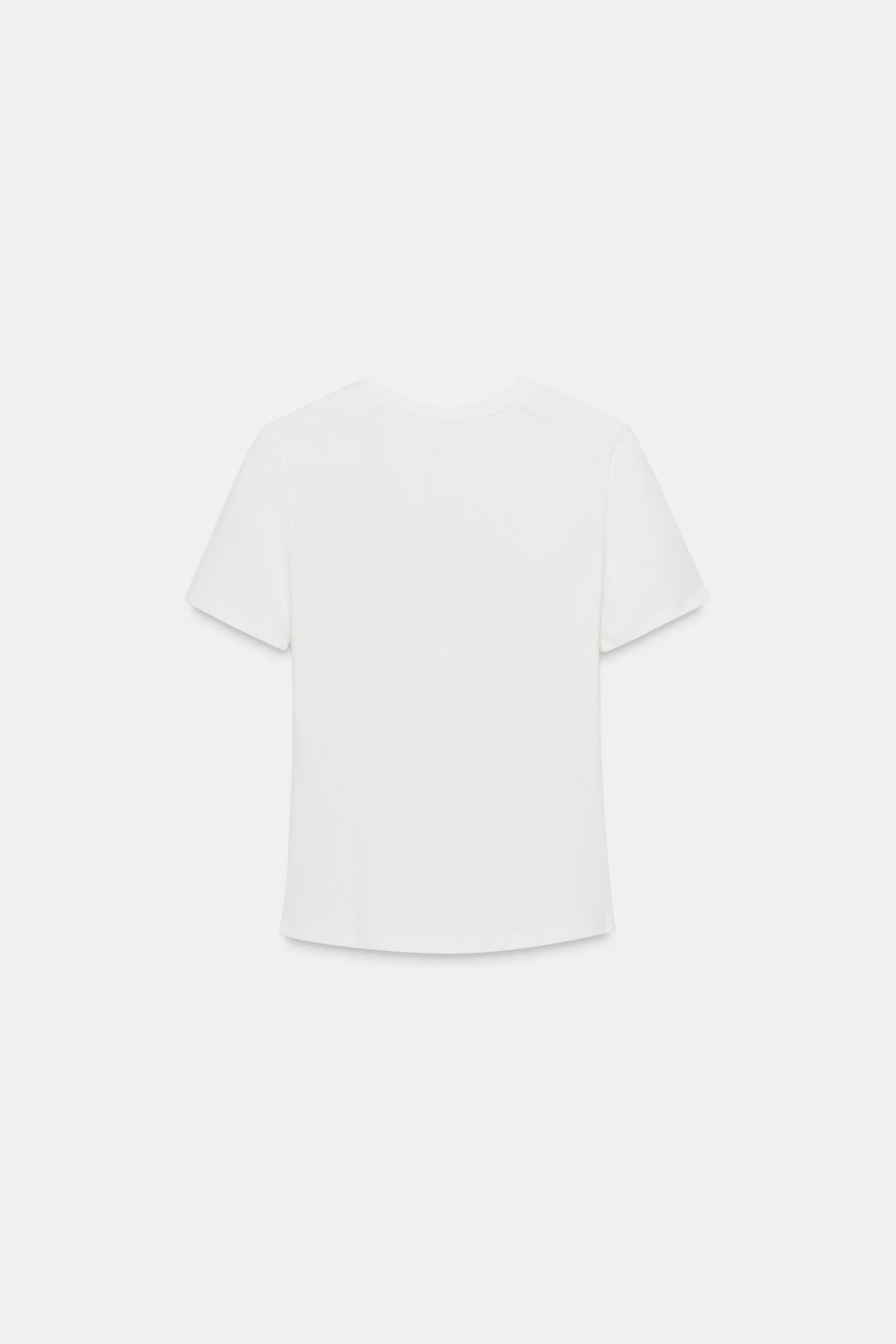 Rhinestone Slogan T-Shirt