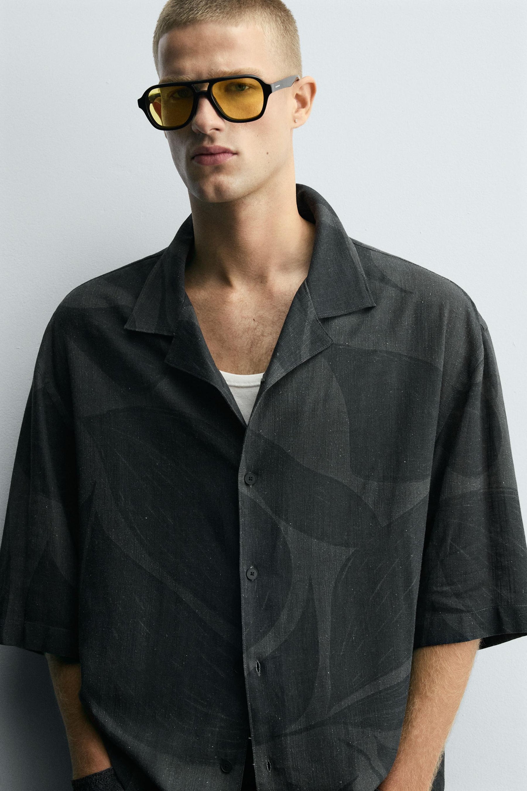 VISCOSE/LINEN SHIRT - Image 5