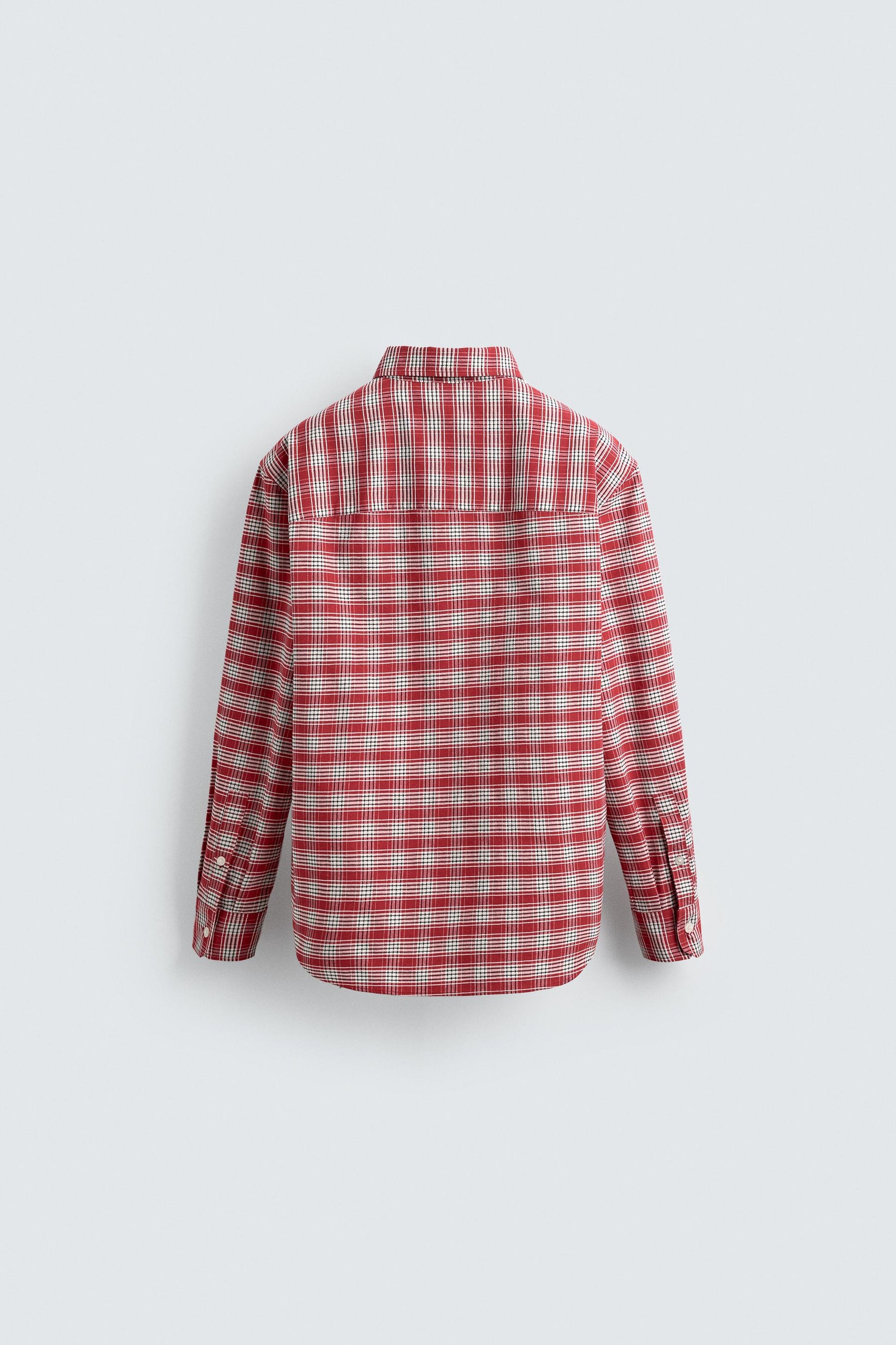 CHECK BUTTON-DOWN COLLAR SHIRT - Image 7