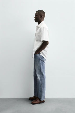 COTTON/LINEN SHIRT - Image 4