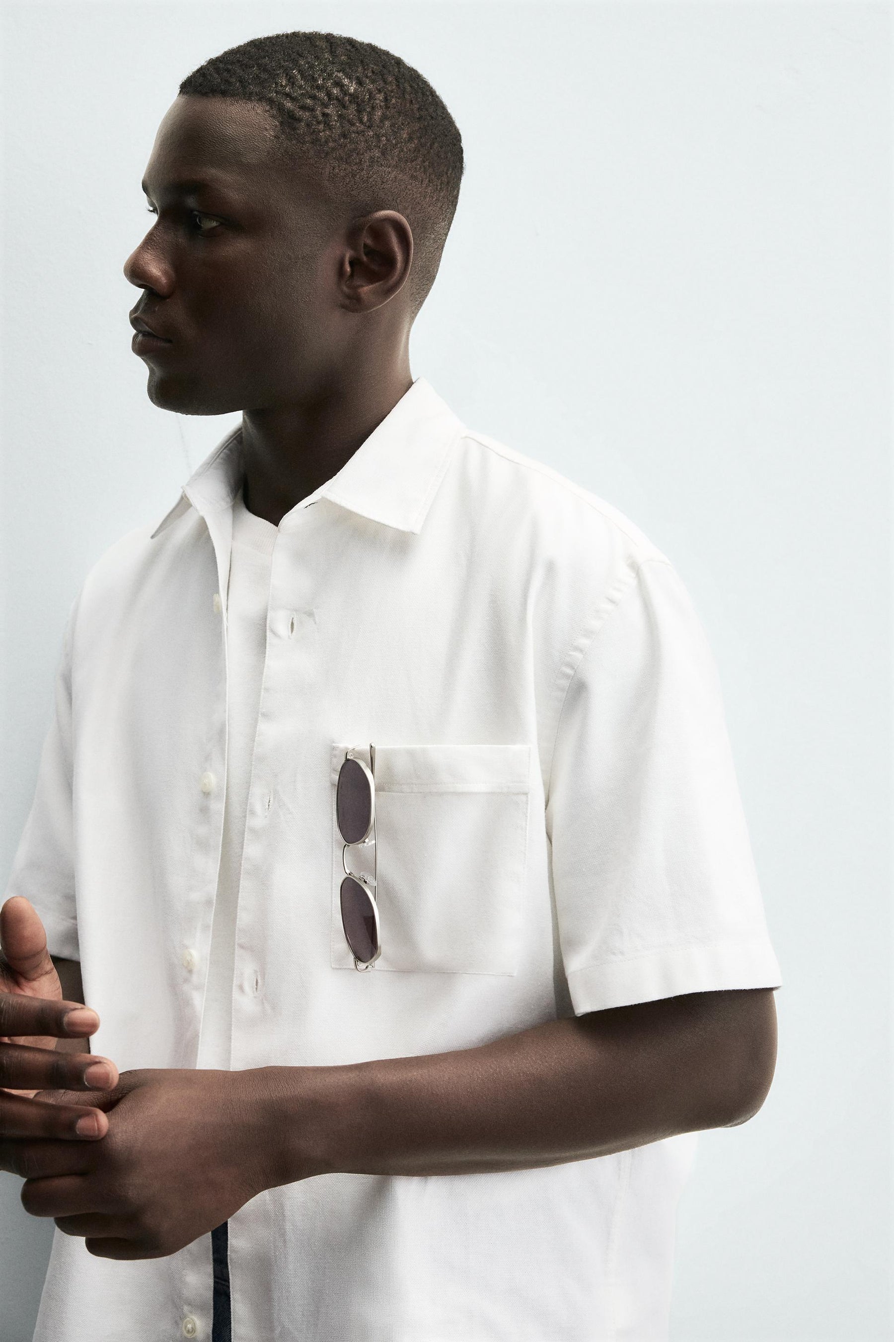 COTTON/LINEN SHIRT - Image 5