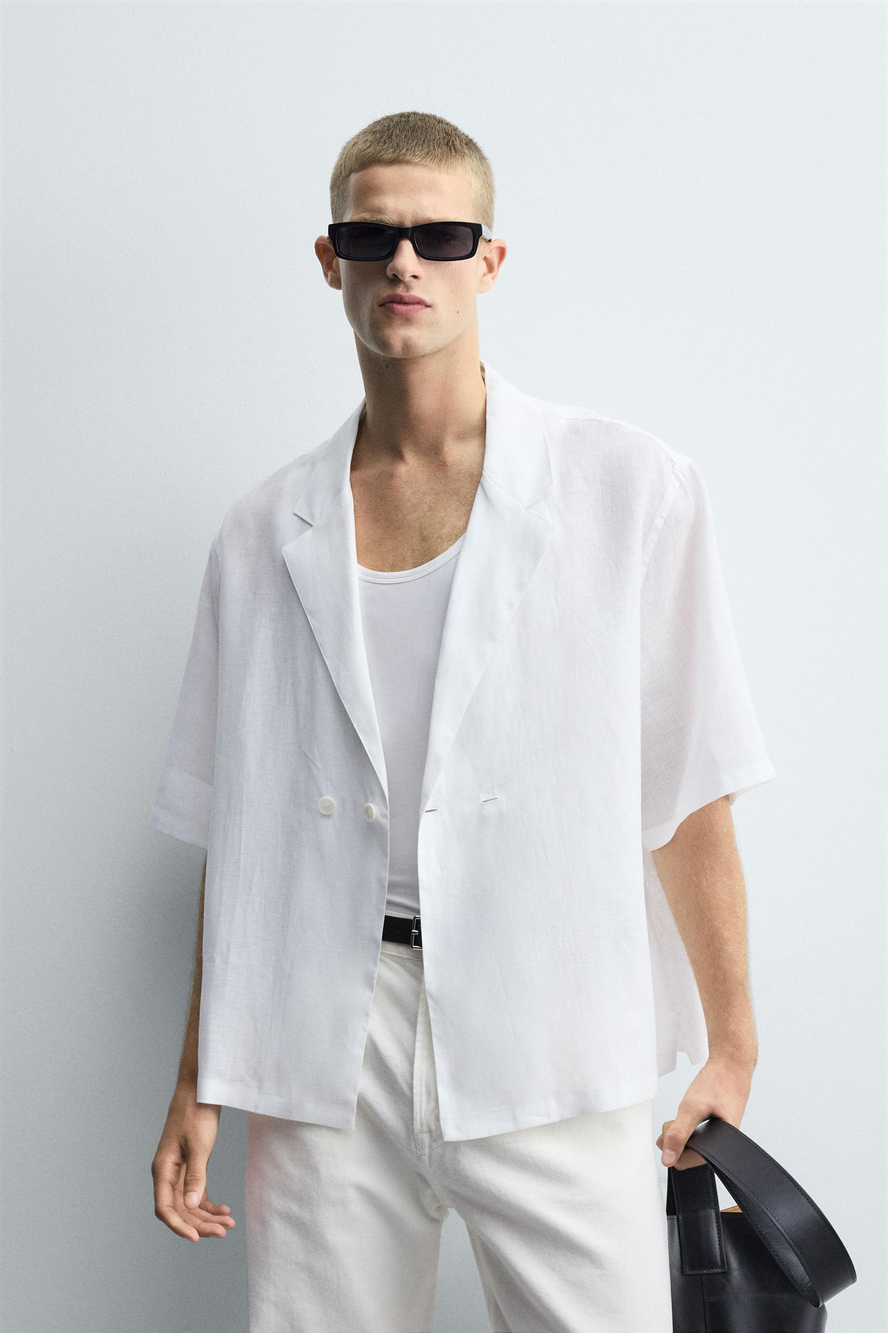 100% LINEN KIMONO SHIRT - Image 2