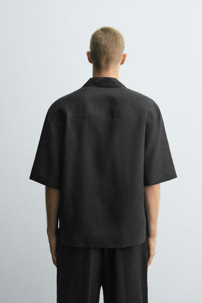 100% LINEN KIMONO SHIRT - Image 3