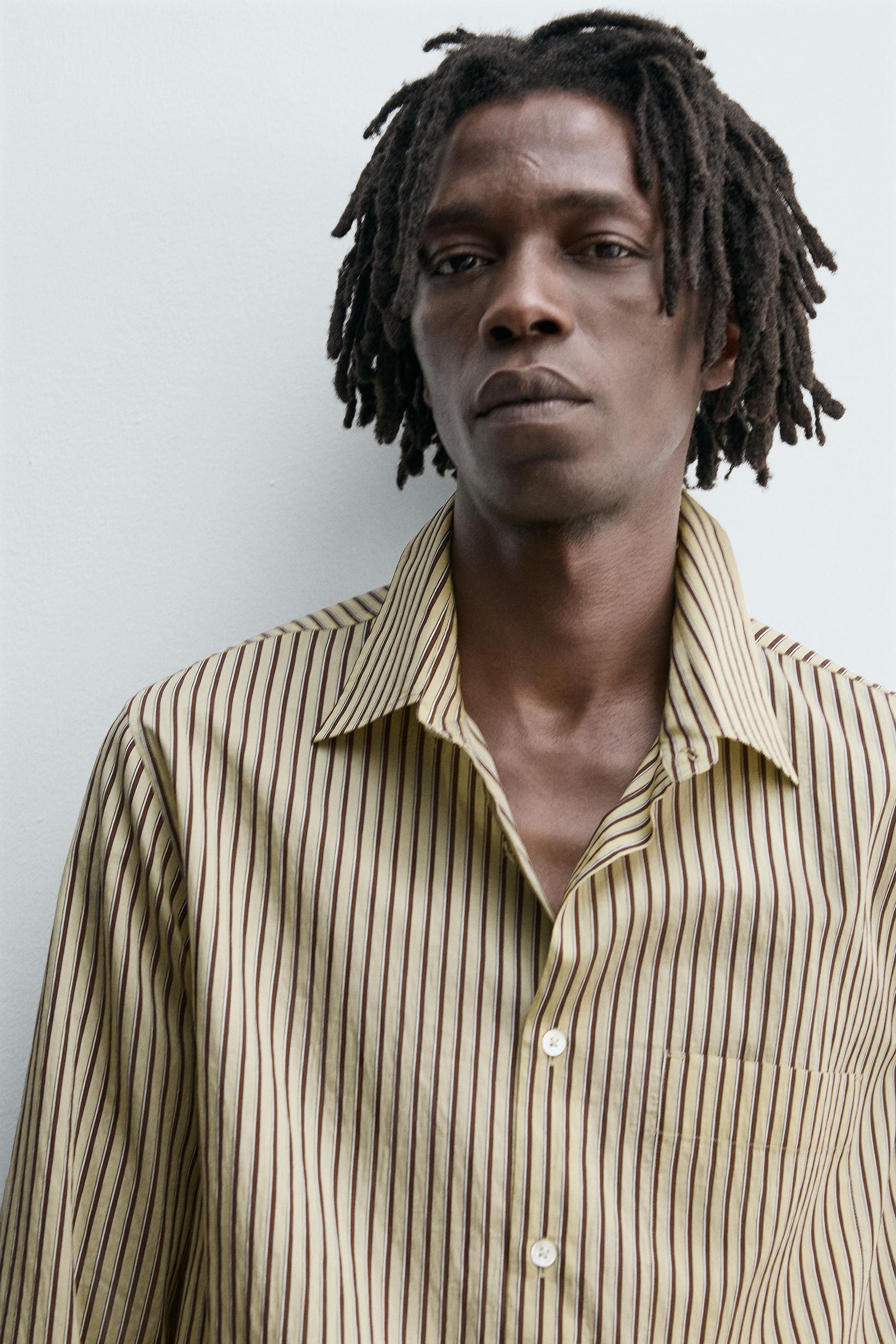 STRIPED FLOWING SHIRT - Image 6