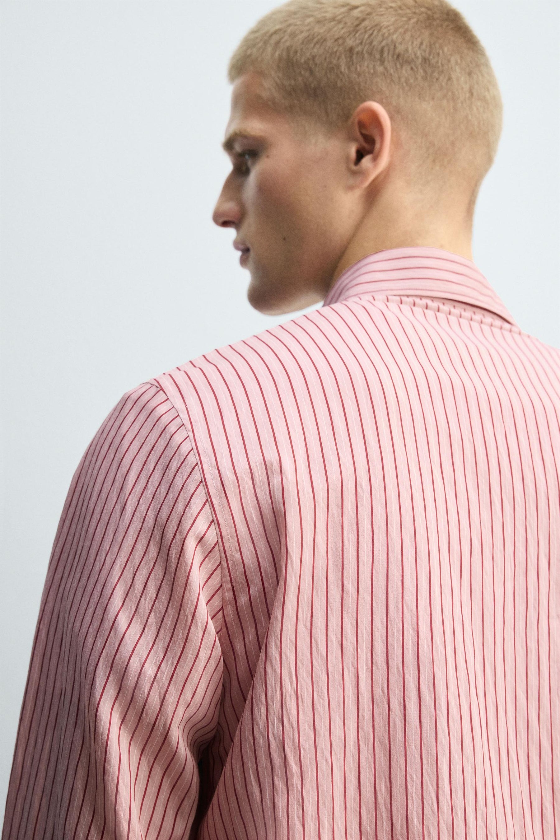 STRIPED FLOWING SHIRT - Image 5