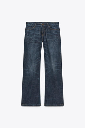 Low-Rise Bootcut Jeans