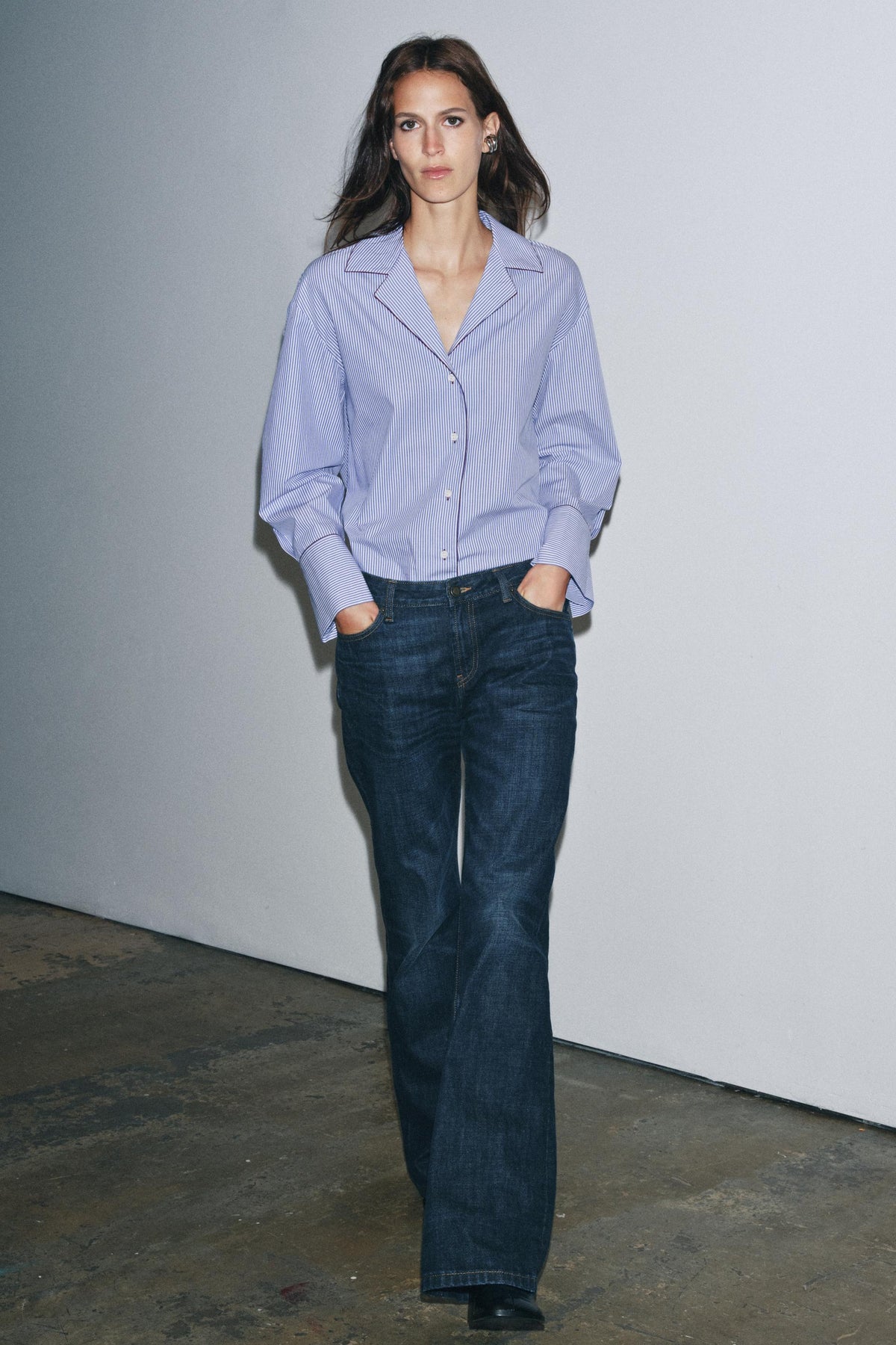 Low-Rise Bootcut Jeans