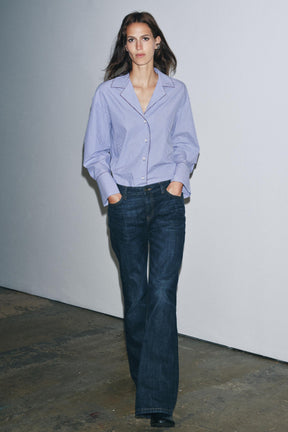 Low-Rise Bootcut Jeans