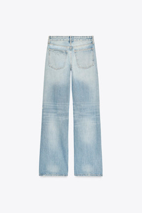 WIDE-LEG MID-WAIST JEANS