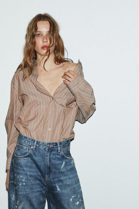 Loose Oversized High-Waist Jeans