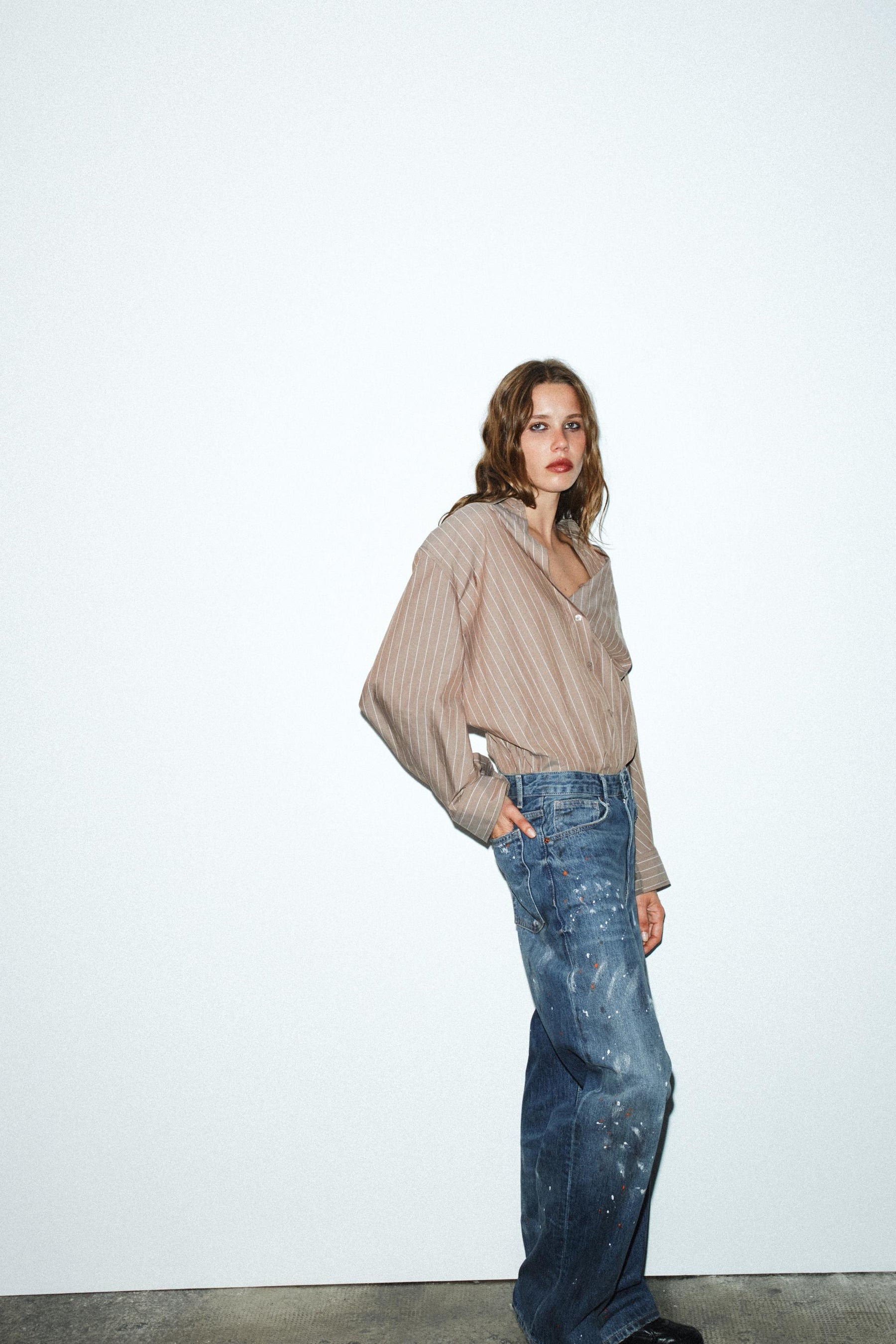 Loose Oversized High-Waist Jeans