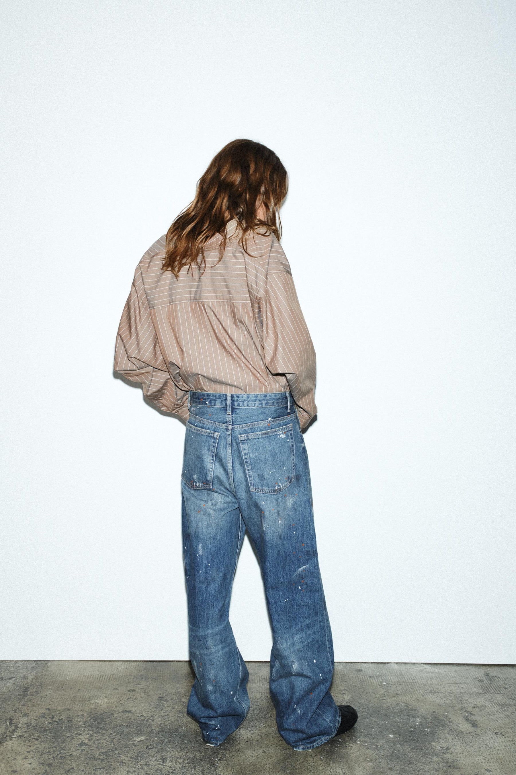 Loose Oversized High-Waist Jeans