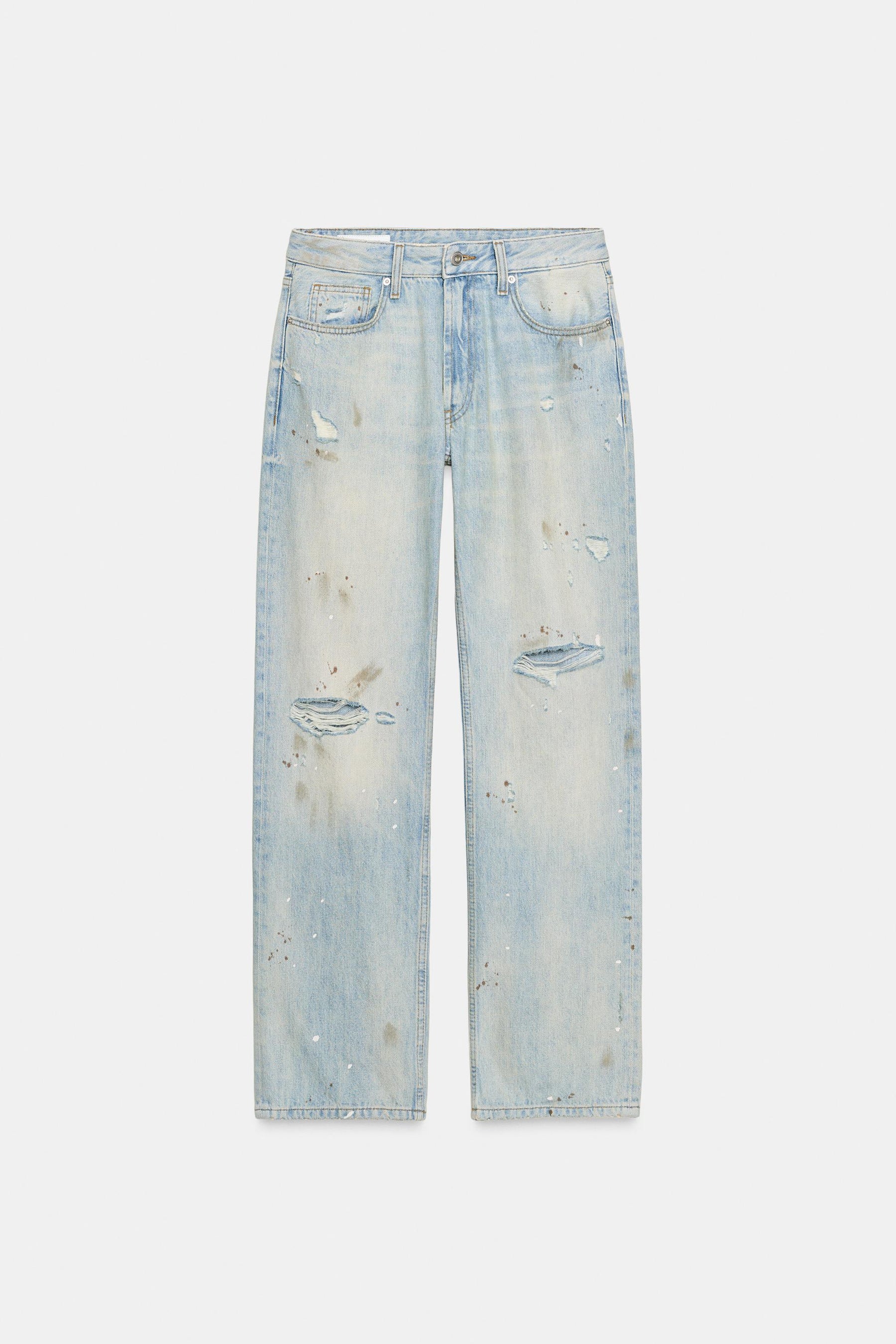 STRAIGHT-LEG JEANS