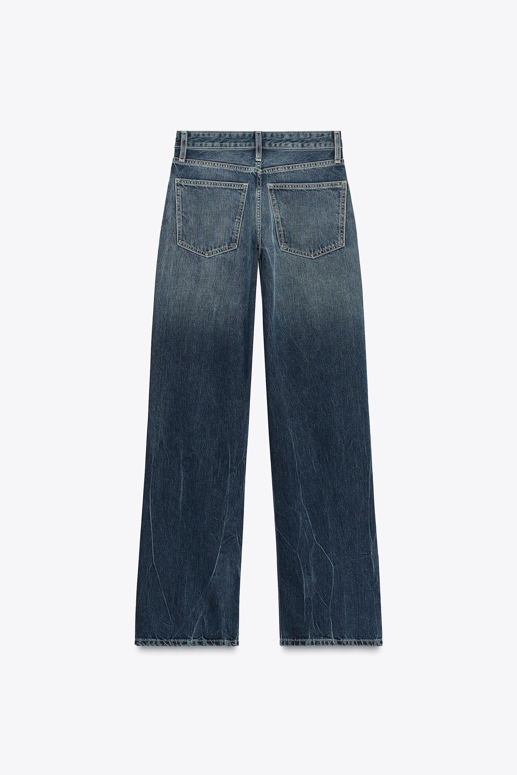 Wide Leg Low-Rise Jeans