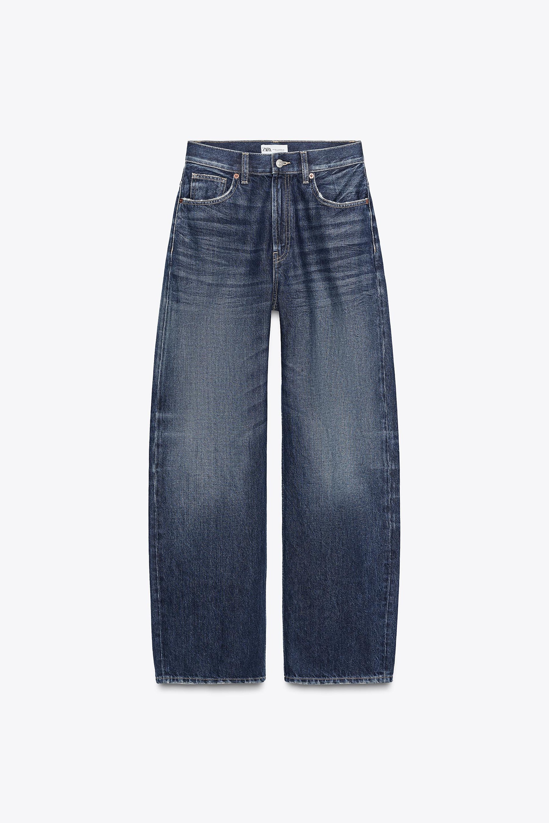 STRAIGHT WIDE HIGH-WAIST JEANS