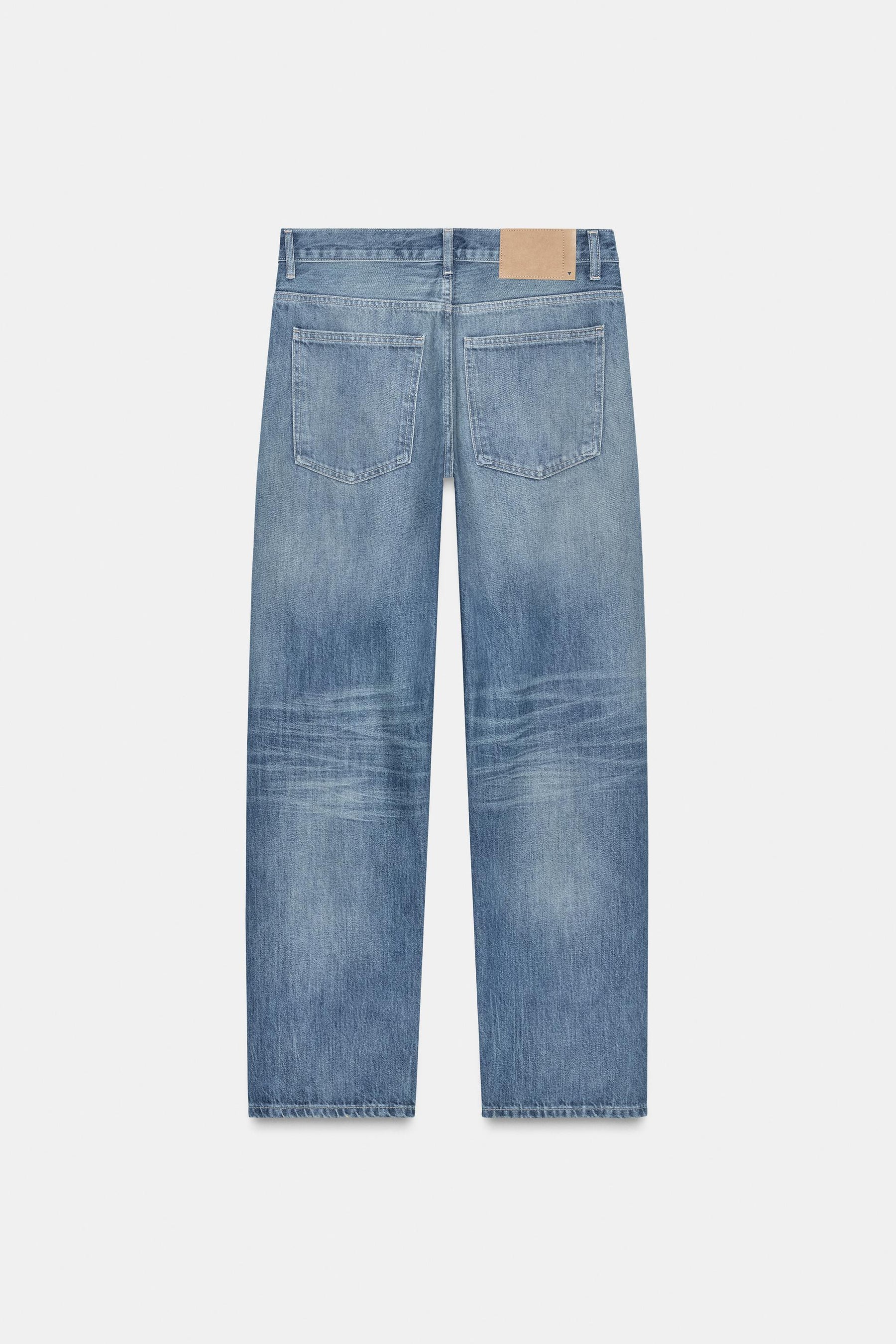 Tapered Baggy Low-Rise Jeans