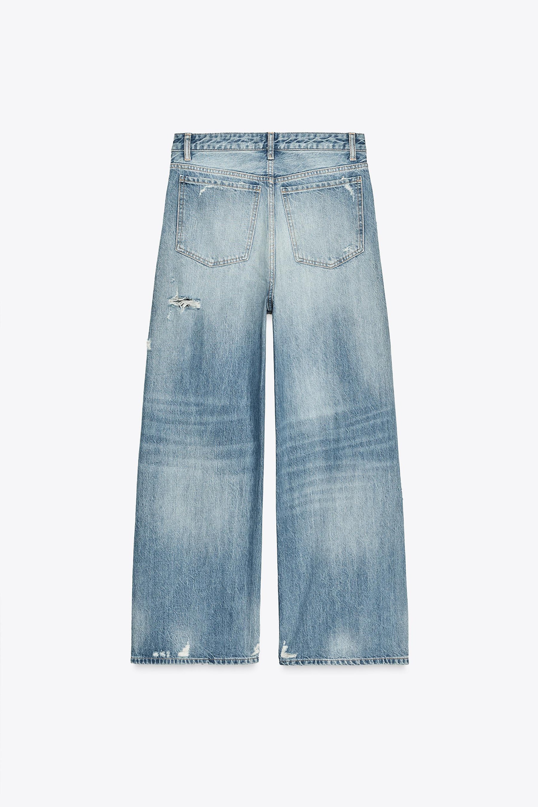 MID-WAIST BAGGY JEANS