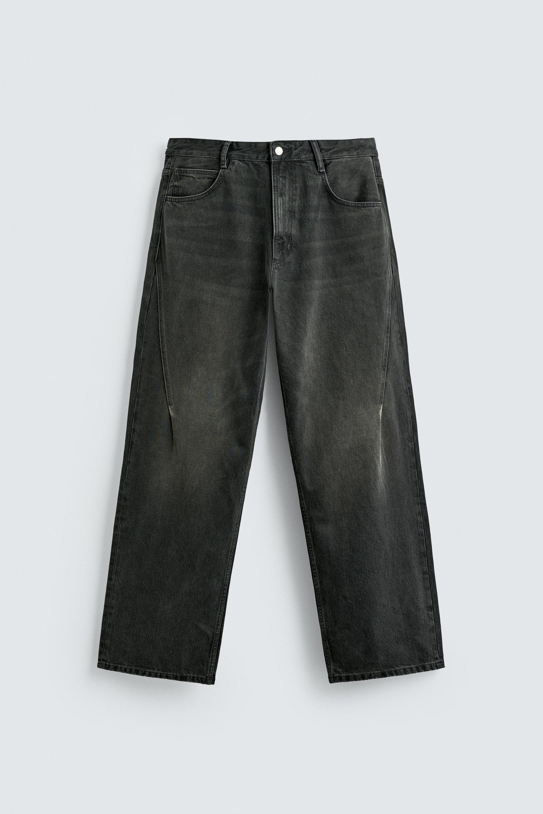 BAGGY FIT JEANS WITH TWISTED SEAM - Image 7