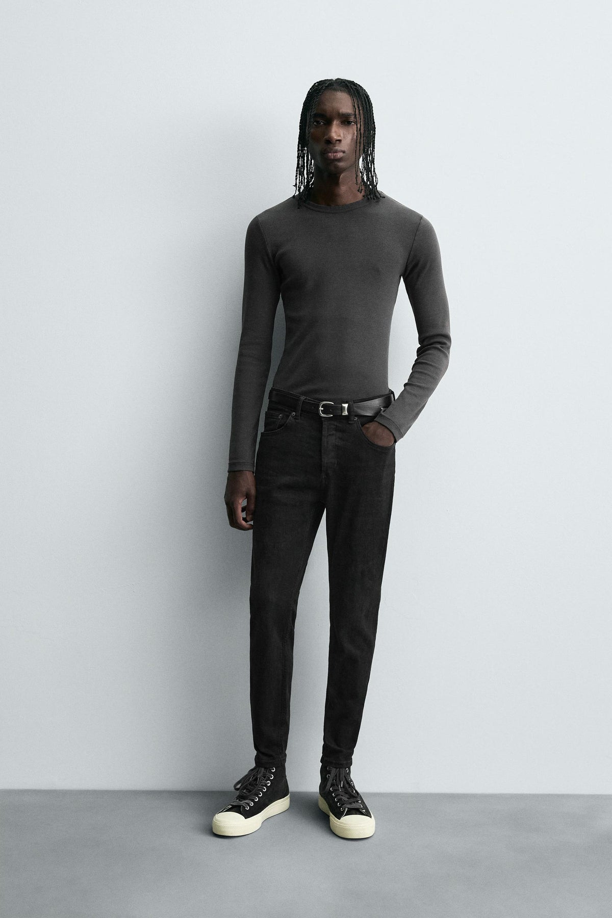 SKINNY CROPPED FIT JEANS - Image 1