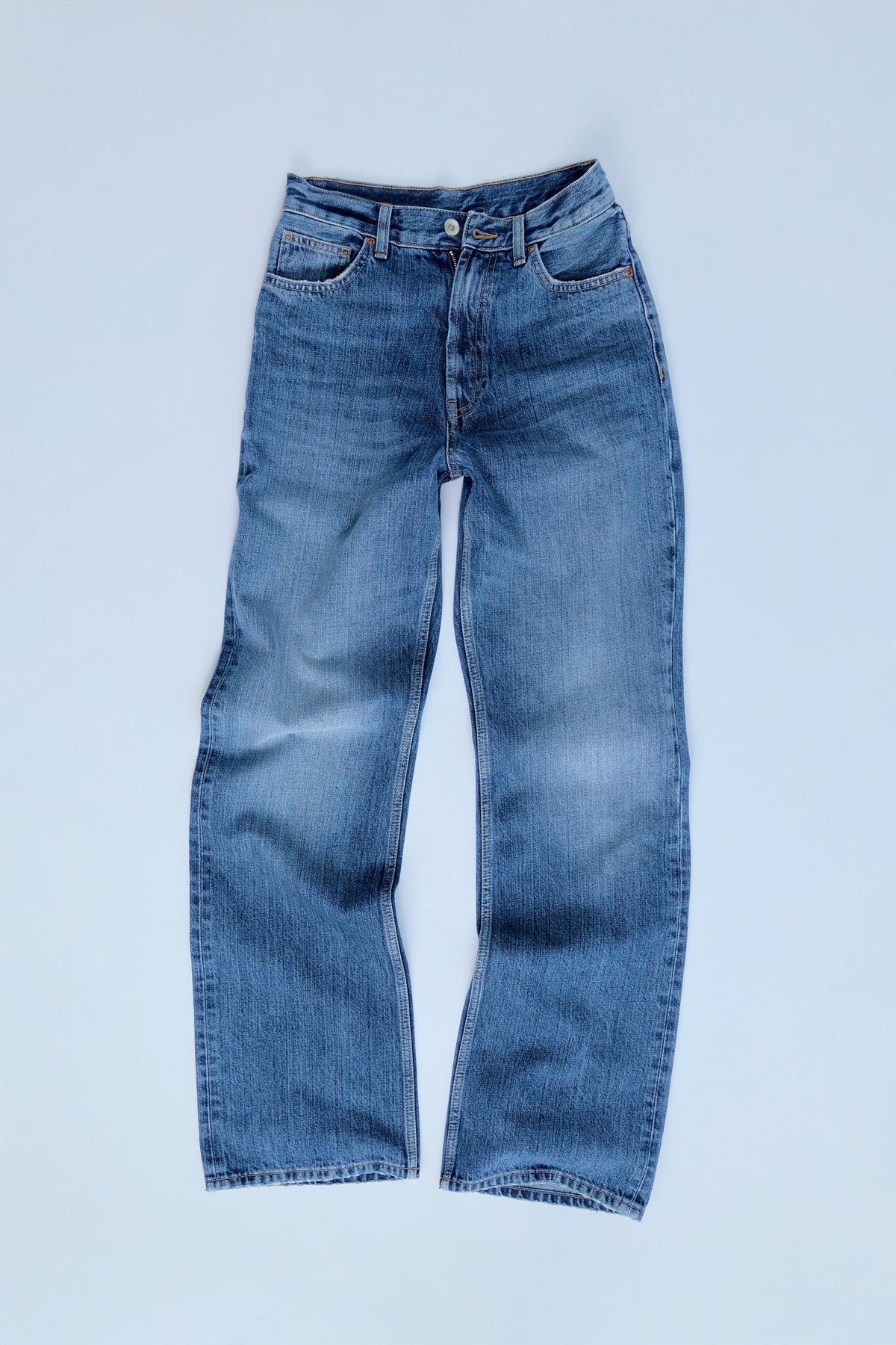 High-Waist Bootcut Jeans