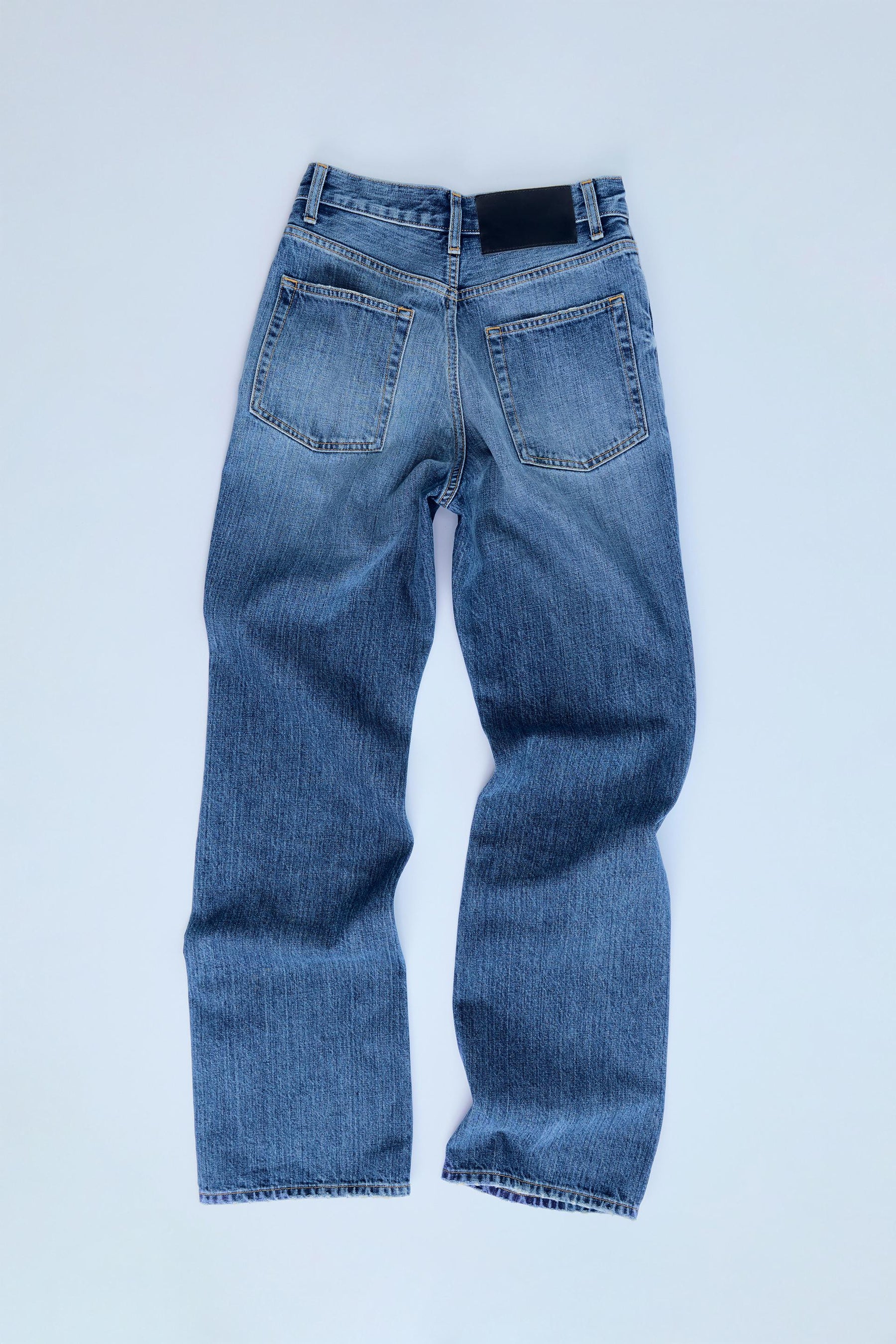High-Waist Bootcut Jeans