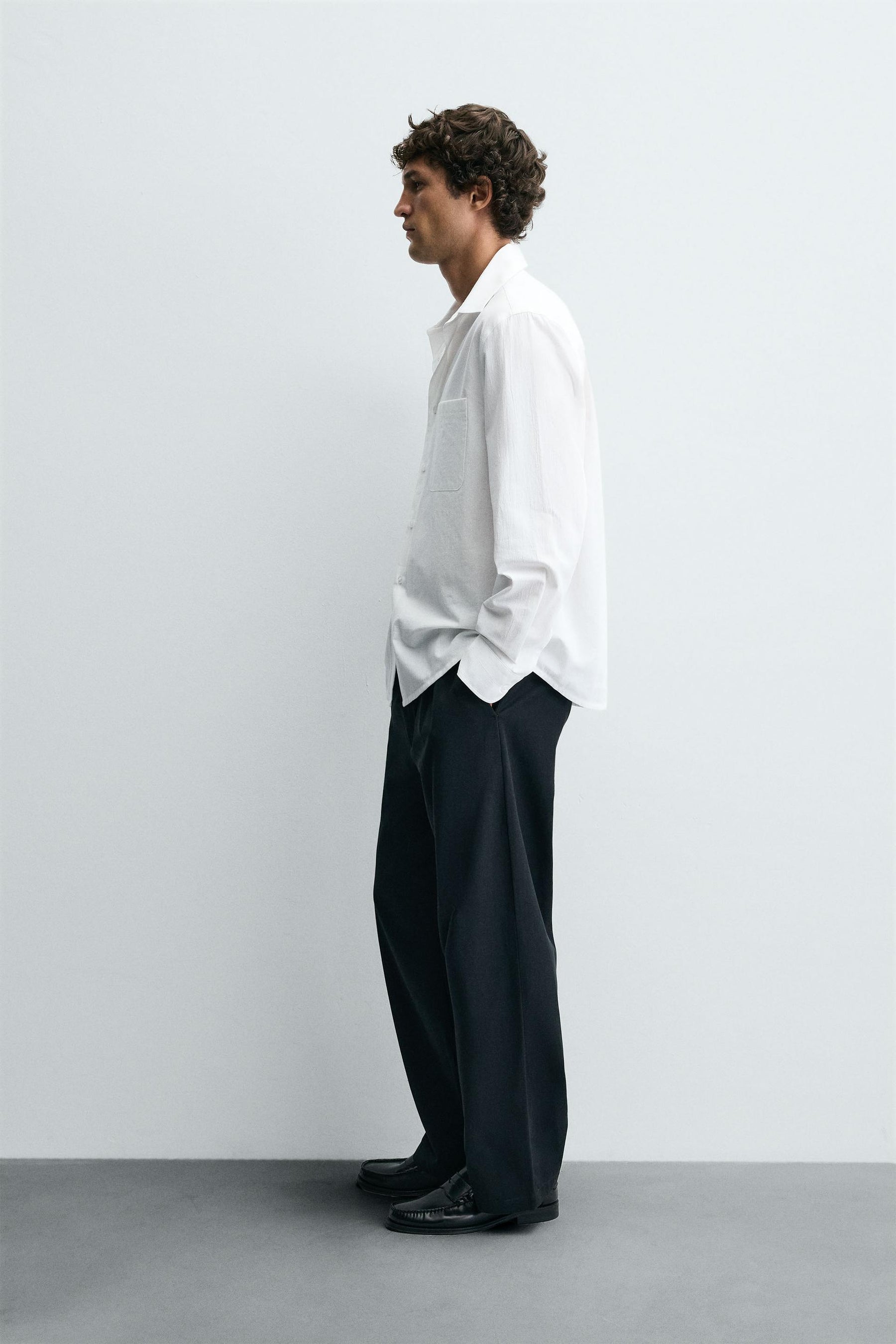 CREASED-EFFECT SHIRT - Image 4