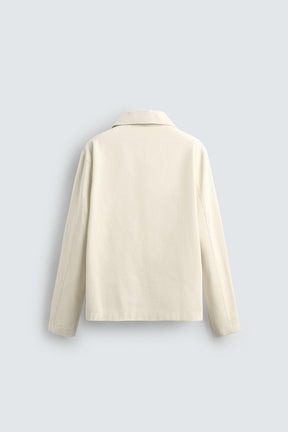 WASHED TEXTURED OVERSHIRT - Image 6