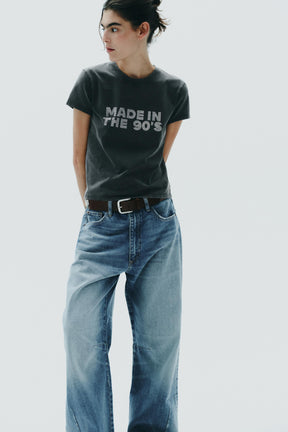 Rhinestone Washed T-Shirt