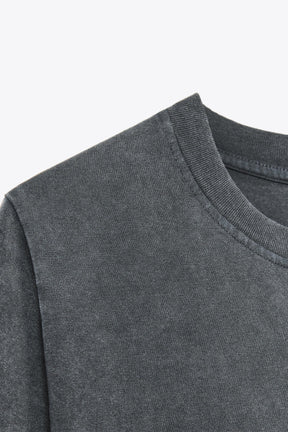 Rhinestone Washed T-Shirt