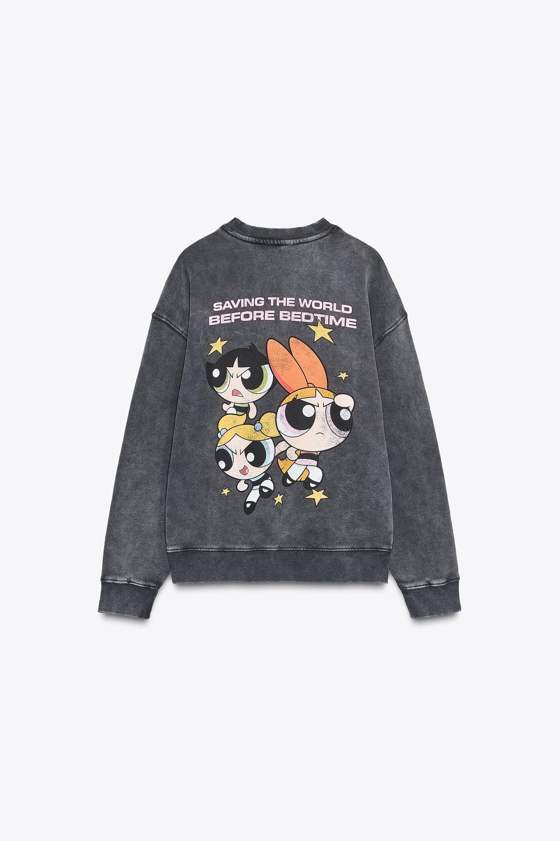 Washed-effect sweatshirt