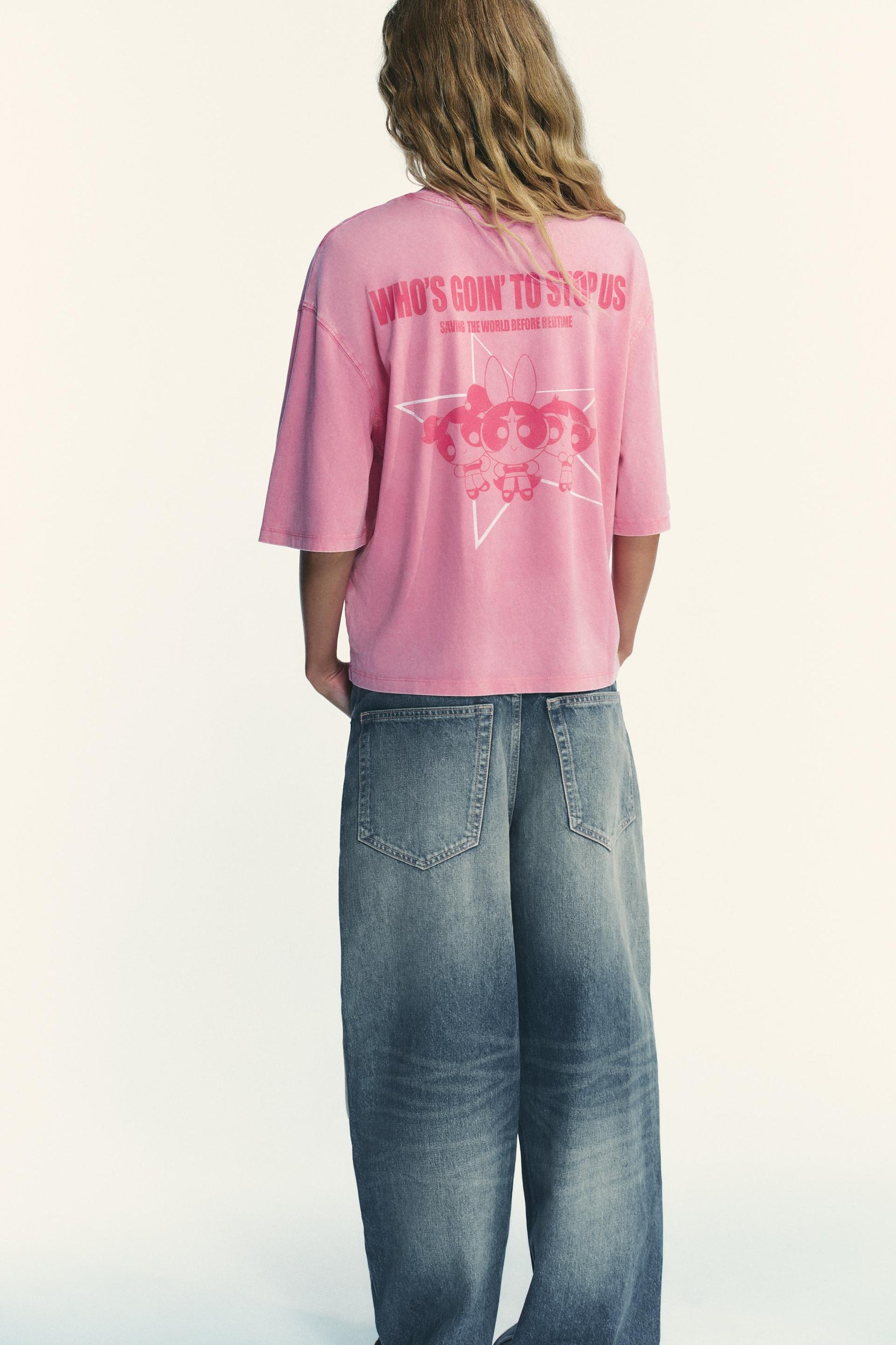 Faded-effect T-shirt