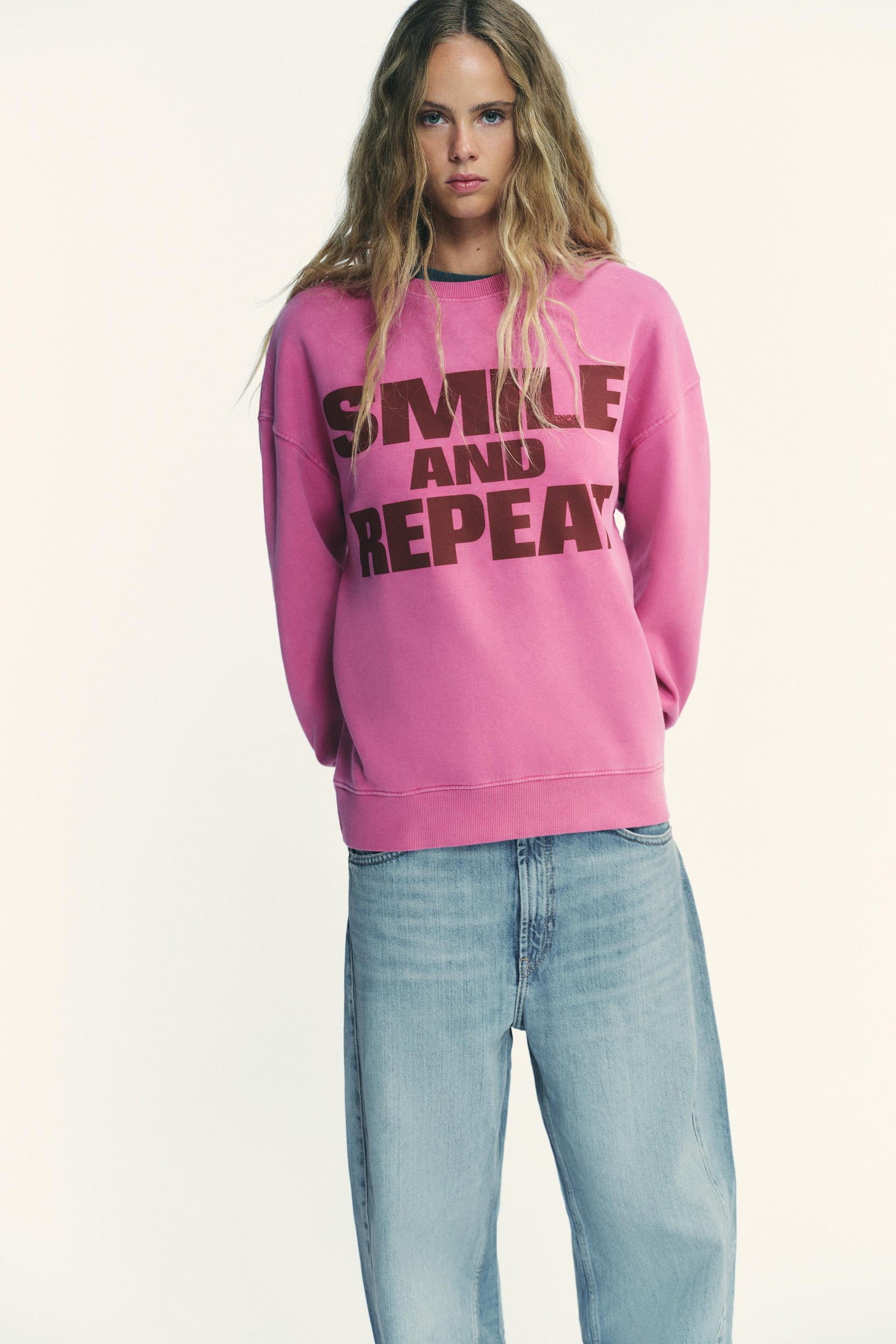 Washed Effect Sweatshirt