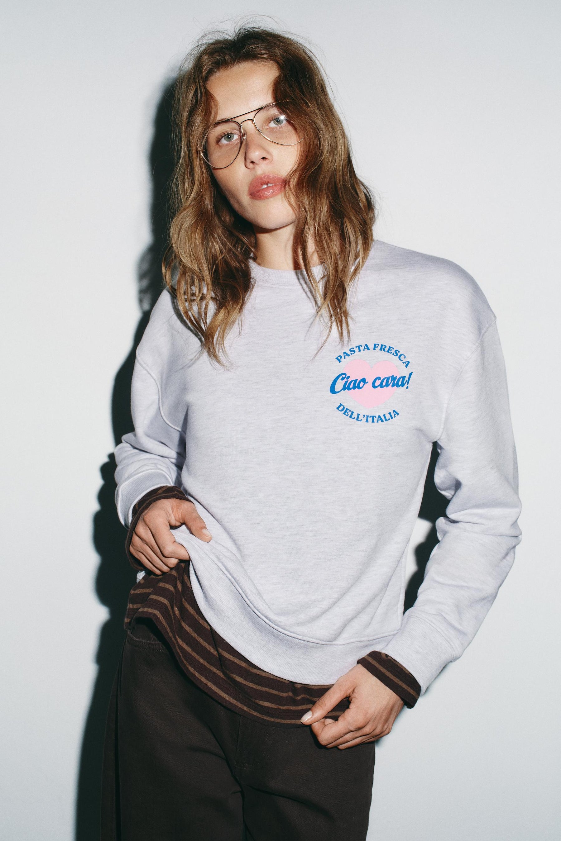 Slogan Print Sweatshirt