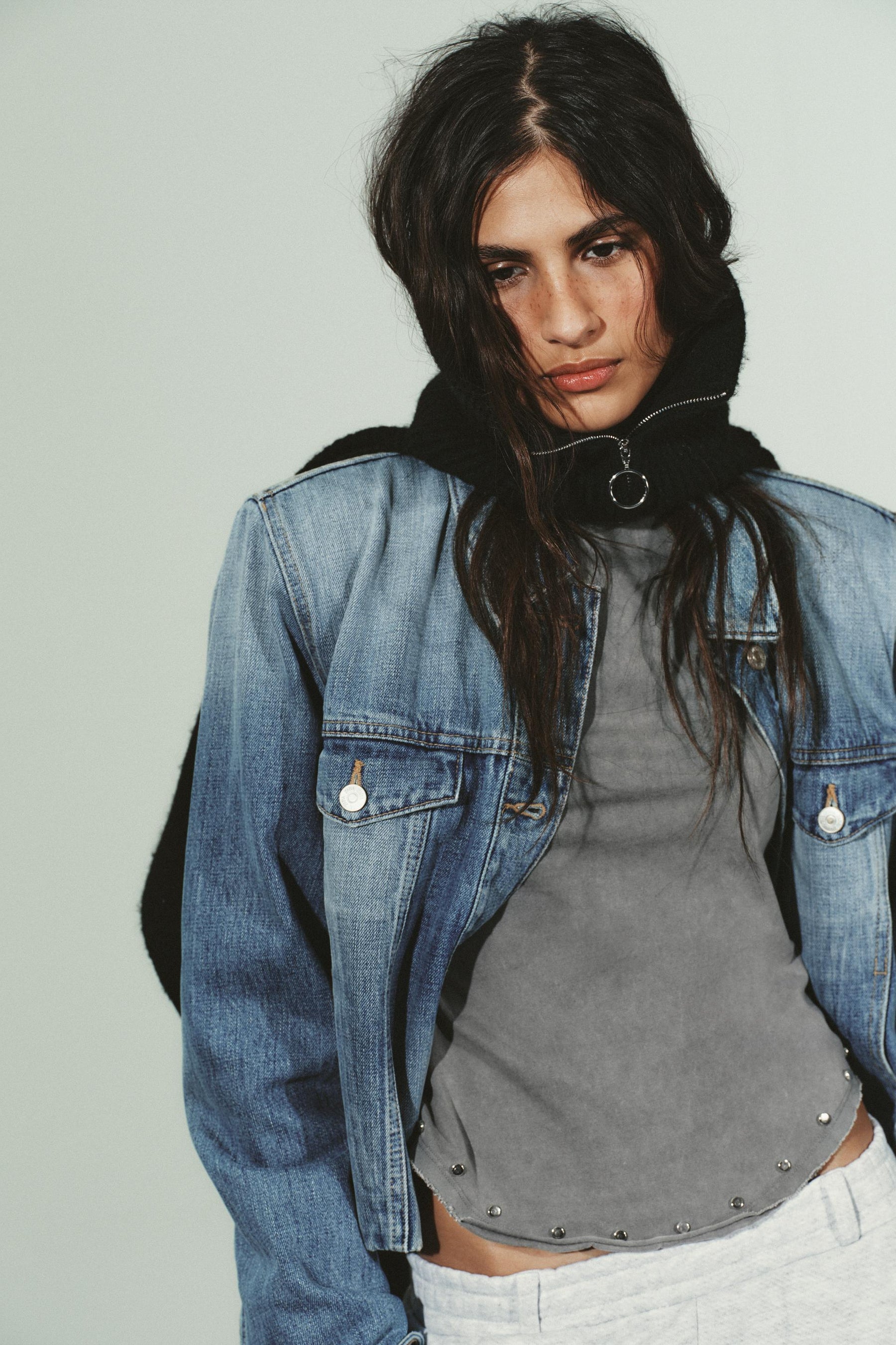 Studded Faded T-Shirt