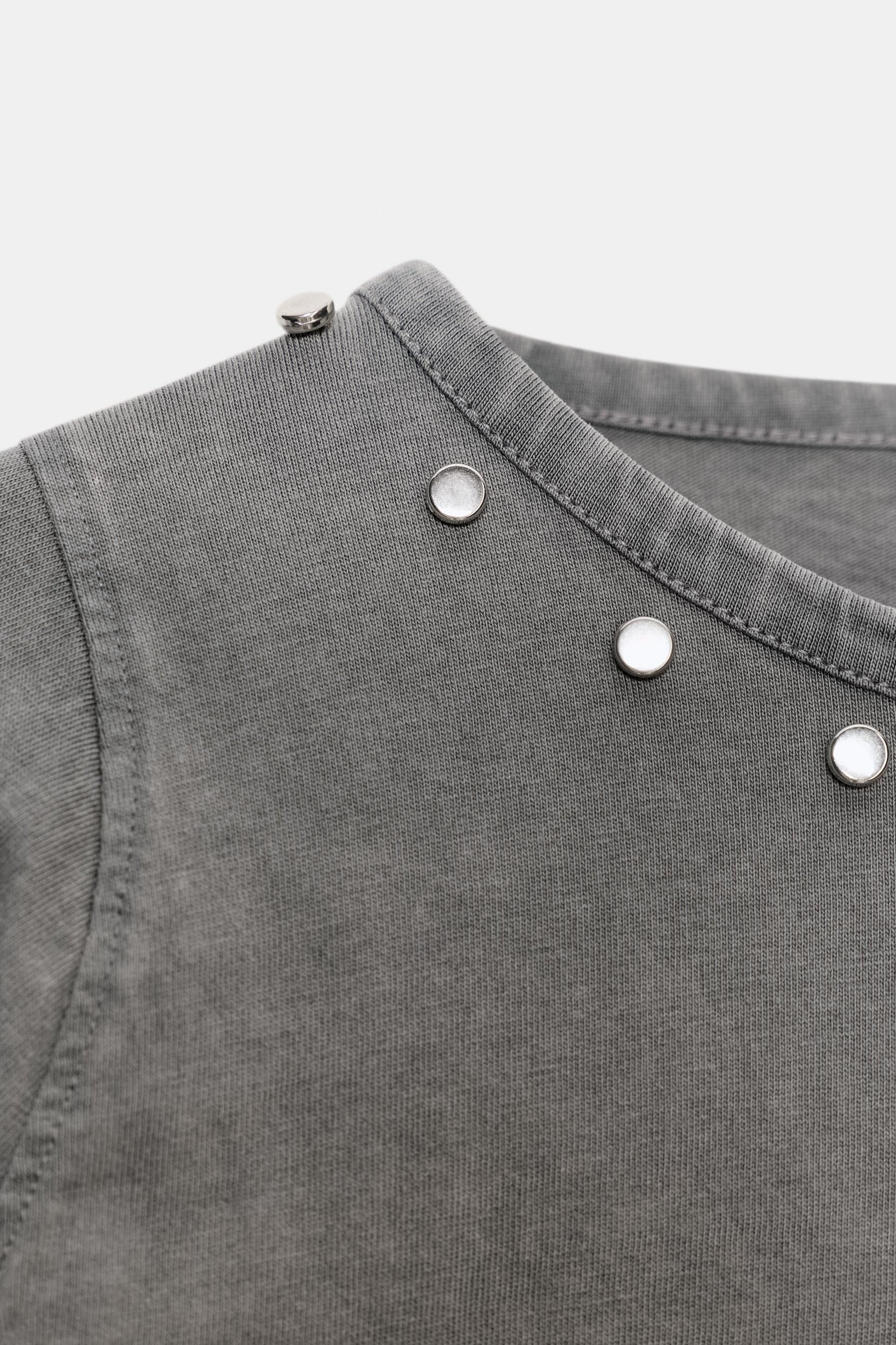 Studded Faded T-Shirt