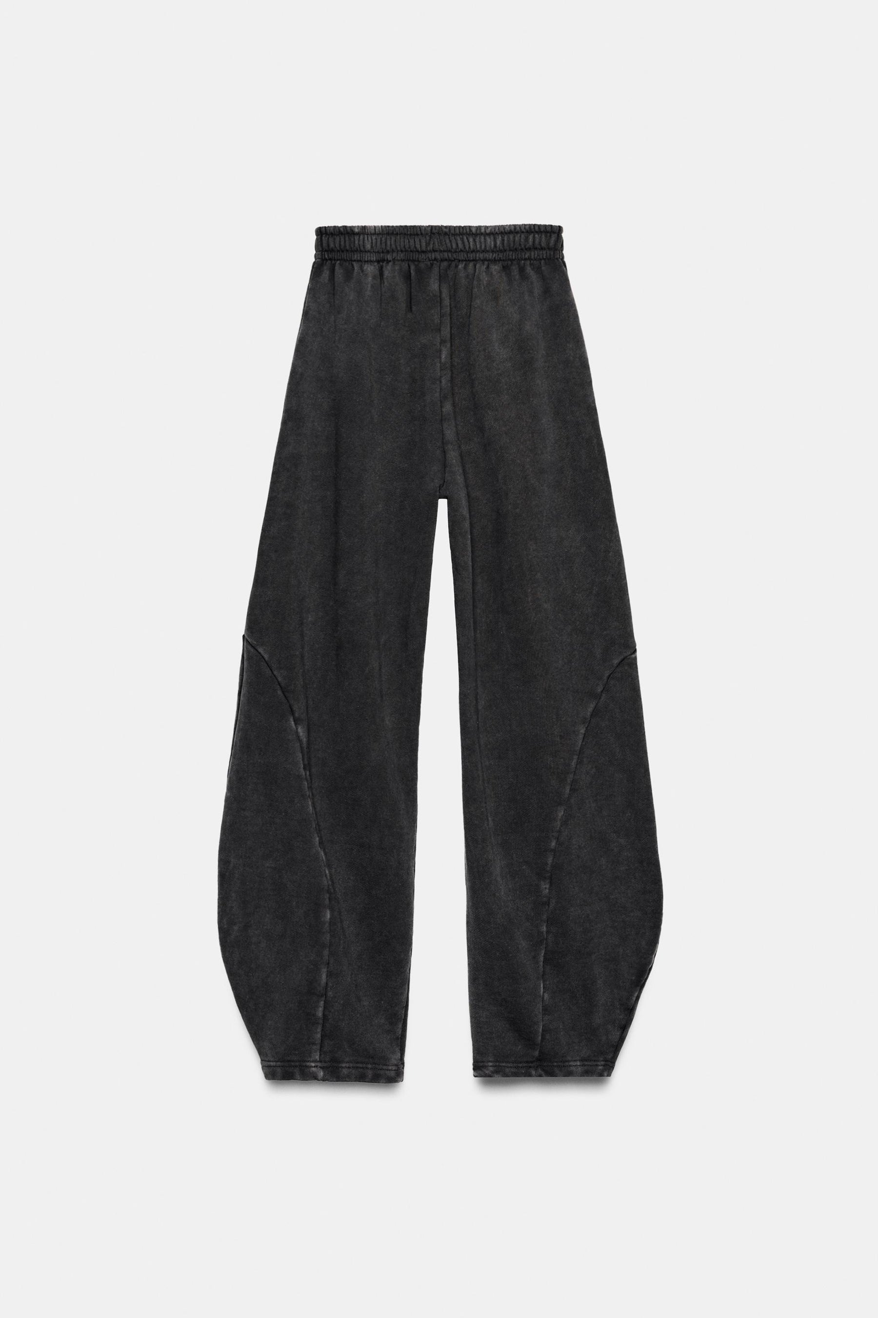 WASHED CARROT TROUSERS