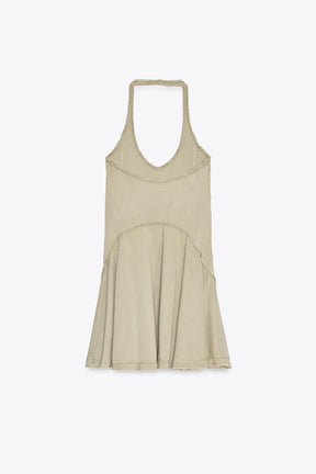 SHORT GODET DRESS - Image 4