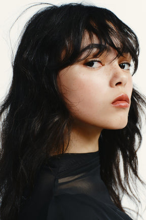 Layered Tulle Blouse