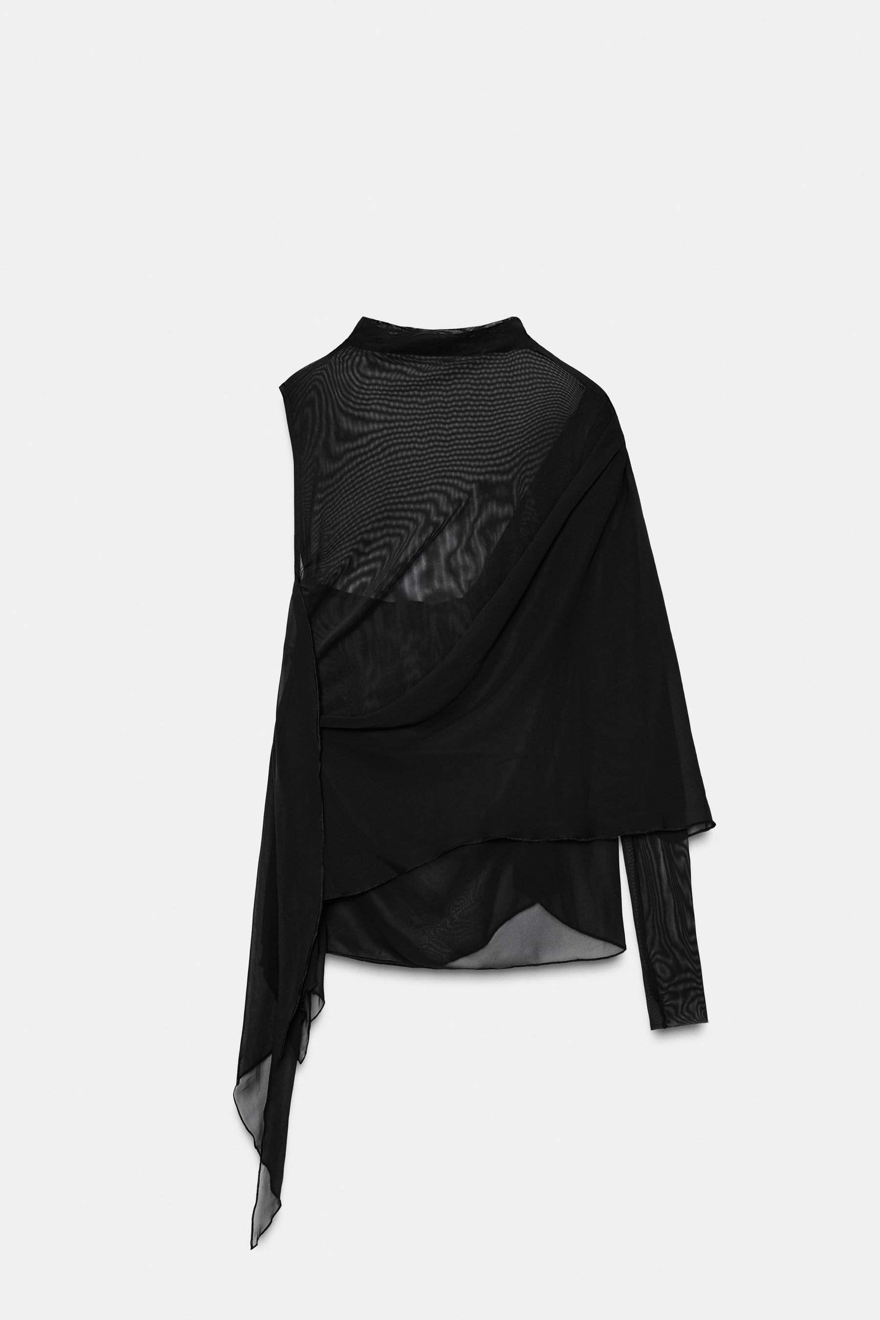 Layered Tulle Blouse