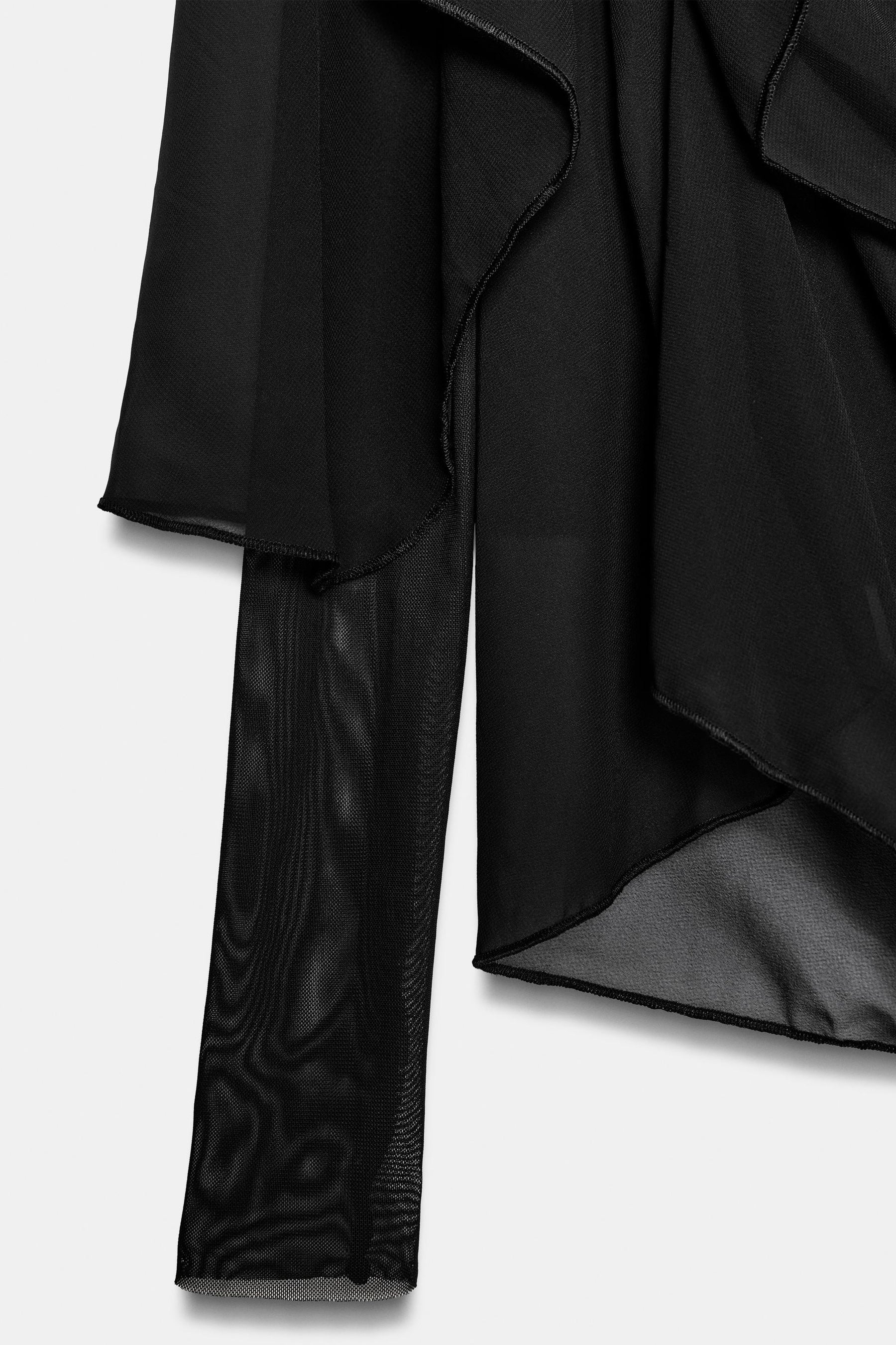 Layered Tulle Blouse