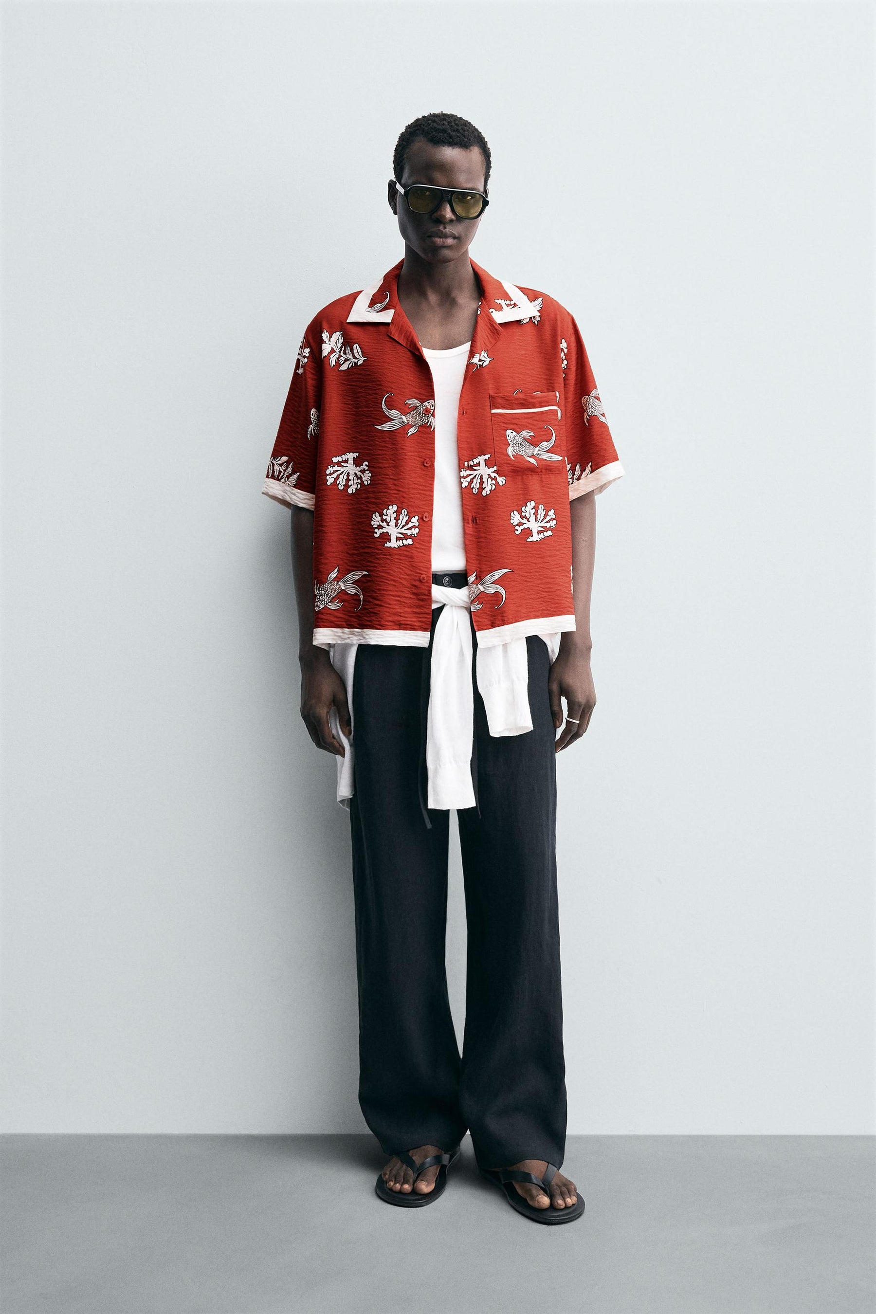 CARP PRINT SHIRT - Image 1