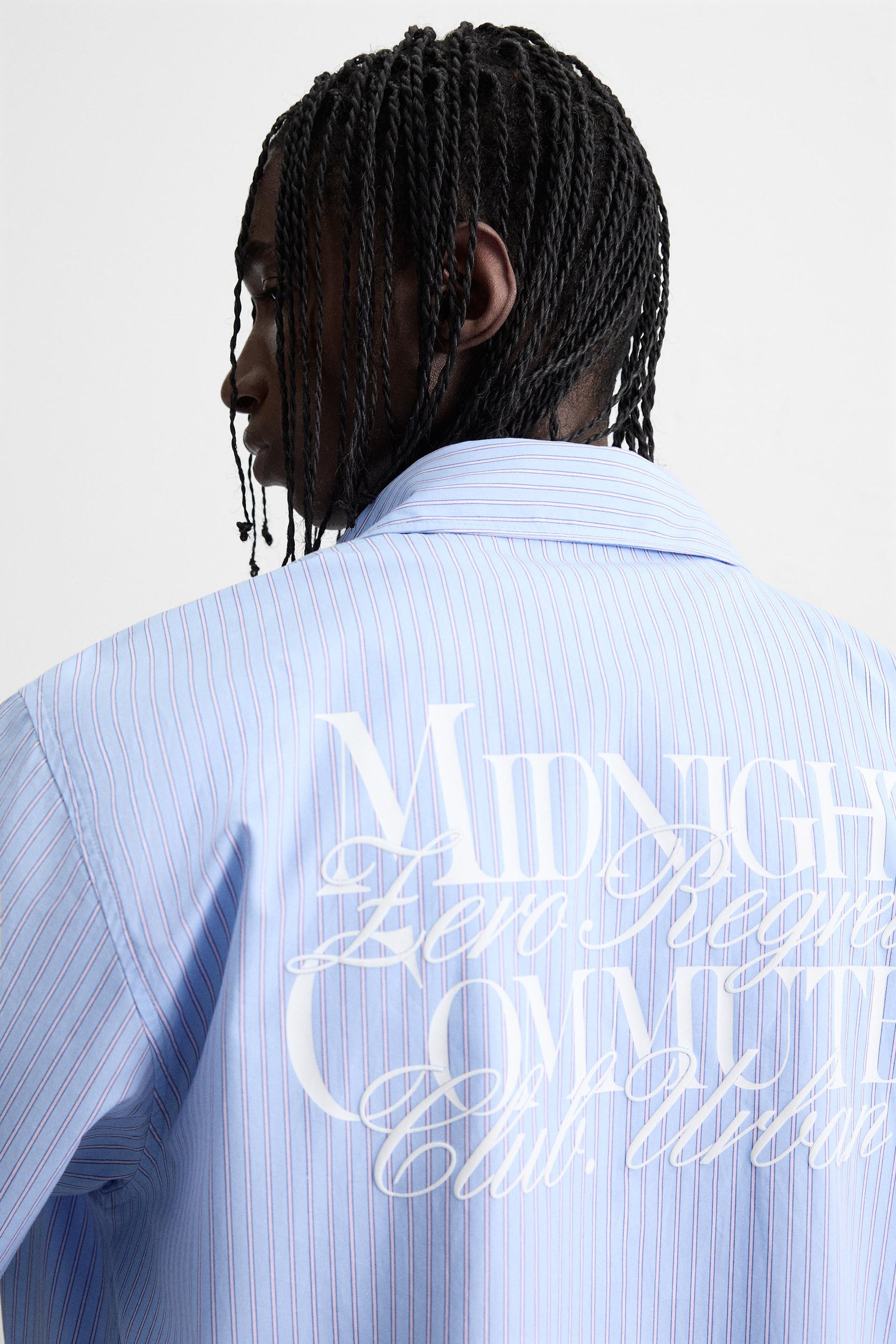 TEXT STRIPE SHIRT - Image 6