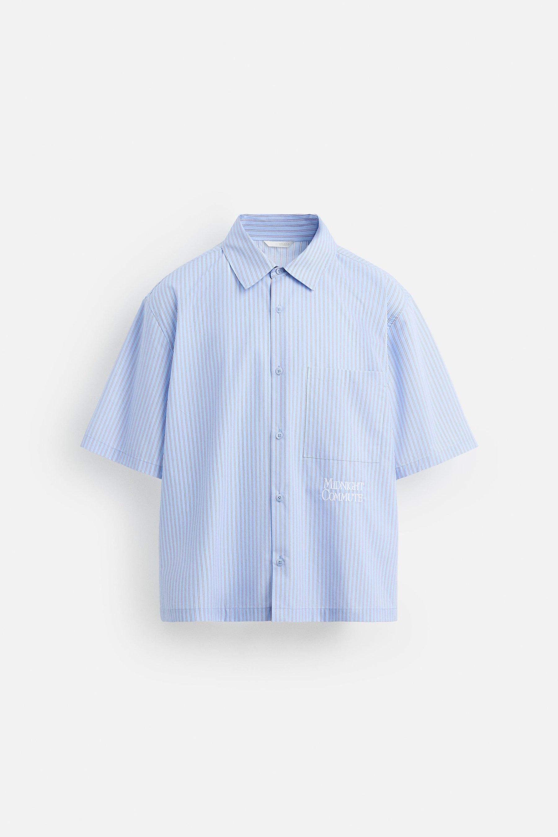 TEXT STRIPE SHIRT - Image 7